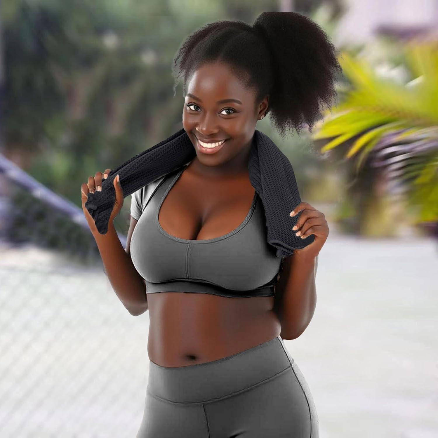 Toallas de Gimnasio Microfibra Beelvtifl 3 Pack 40x70 cm