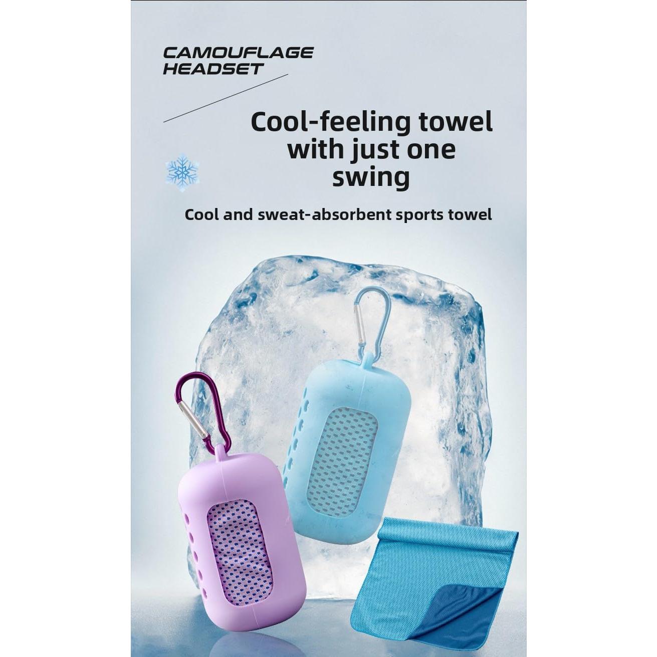 Toalla Deportiva Yanghyu de Secado Rápido 30.5x99.1 cm Verde