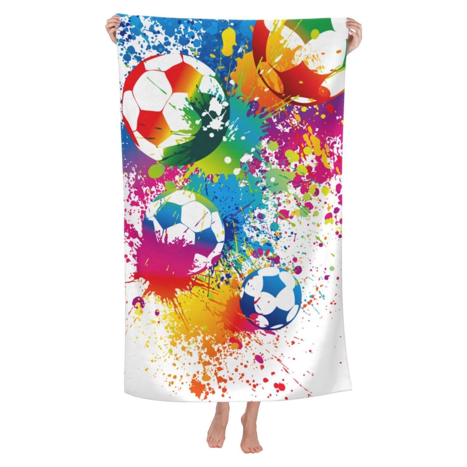 Toalla de Playa Grande VOOHDDY Microfibra Secado Rápido 132x81cm