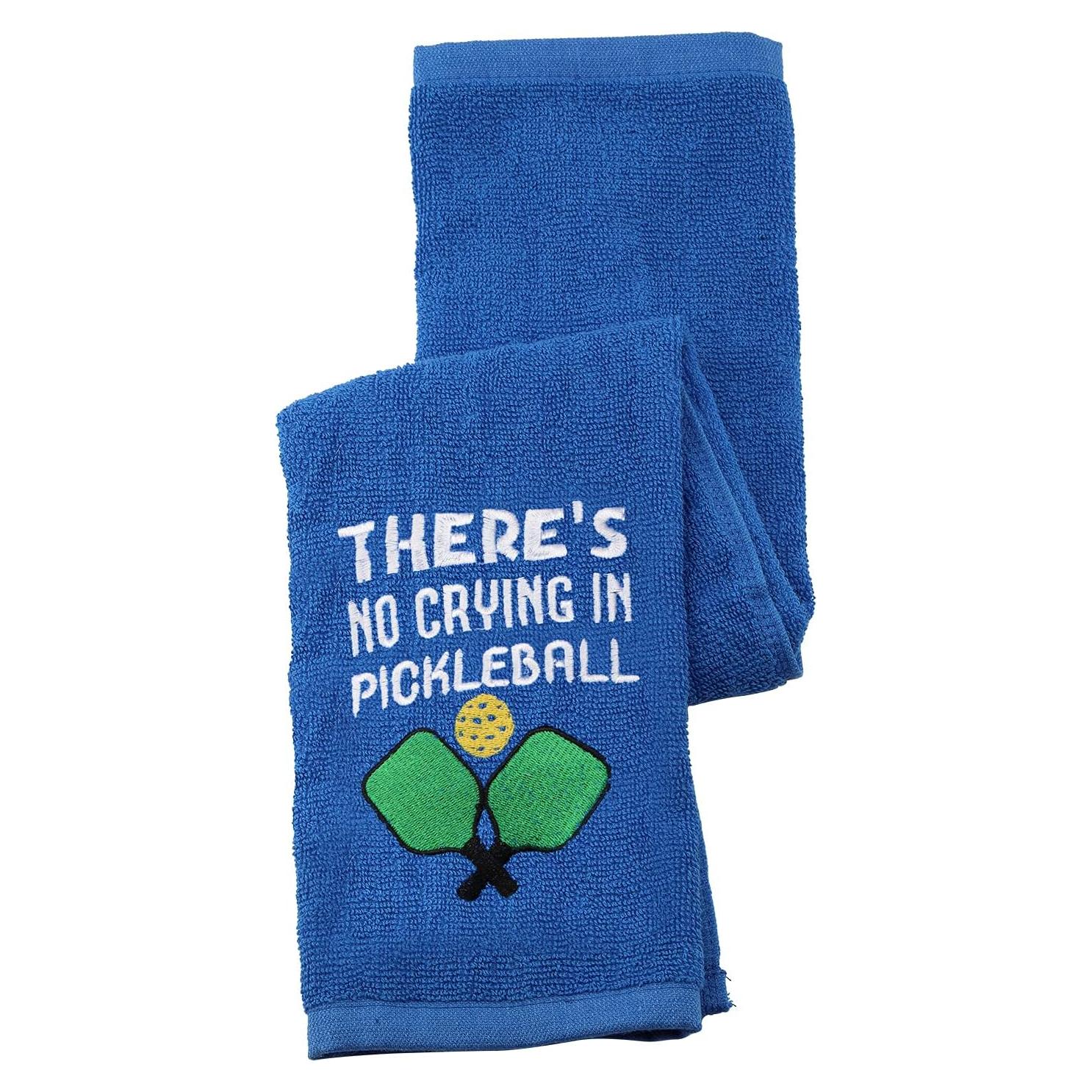 Toalla de Mano PWHAOO Algodón Bordada Pickleball 66x38cm