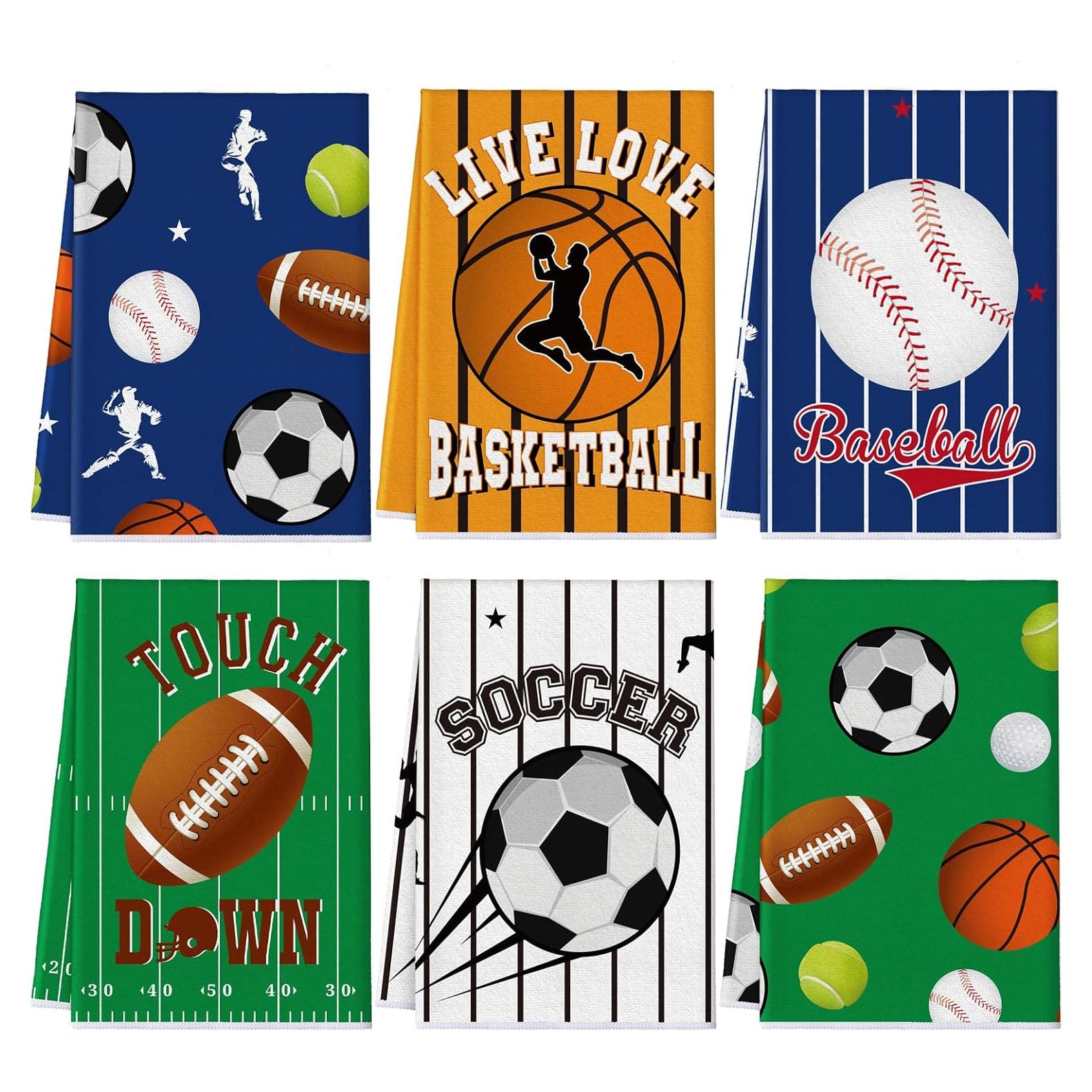 Toallas de Mano Temáticas Bencailor 6 Pcs Verde 40x60 cm