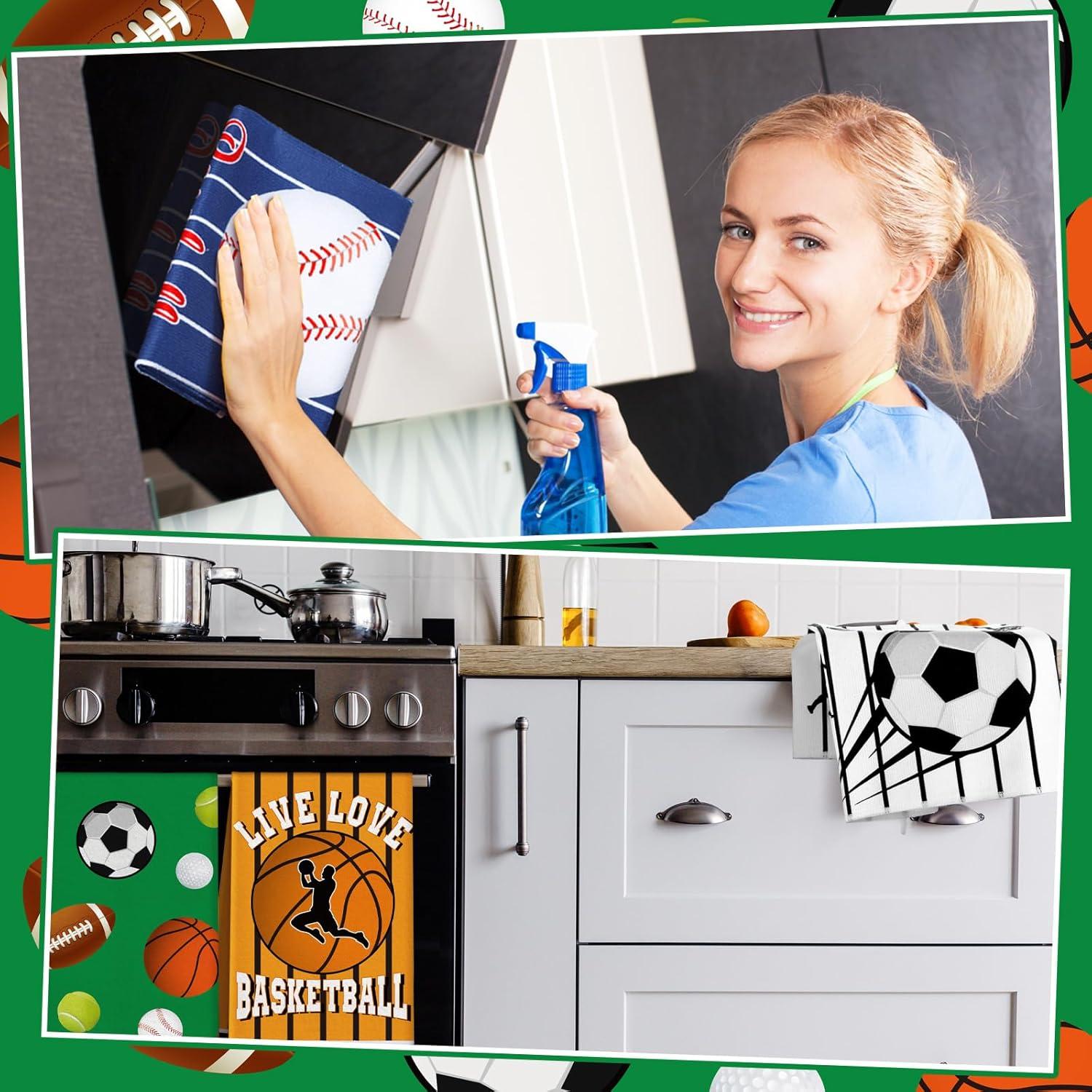 Toallas de Mano Temáticas Bencailor 6 Pcs Verde 40x60 cm