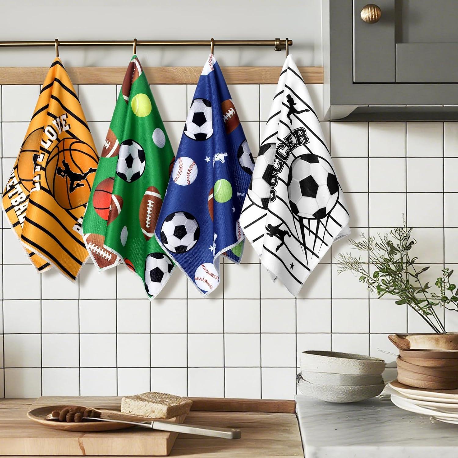 Toallas de Mano Temáticas Bencailor 6 Pcs Verde 40x60 cm