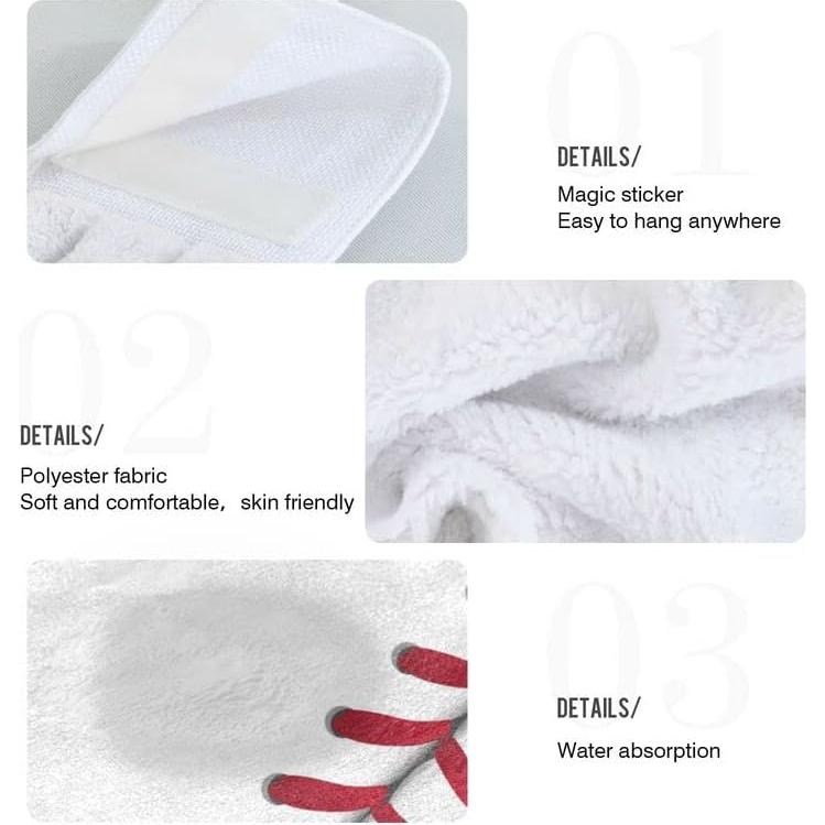 Toallas de Cocina KOCOART 2PCS Colgantes Deportivas 46x36cm