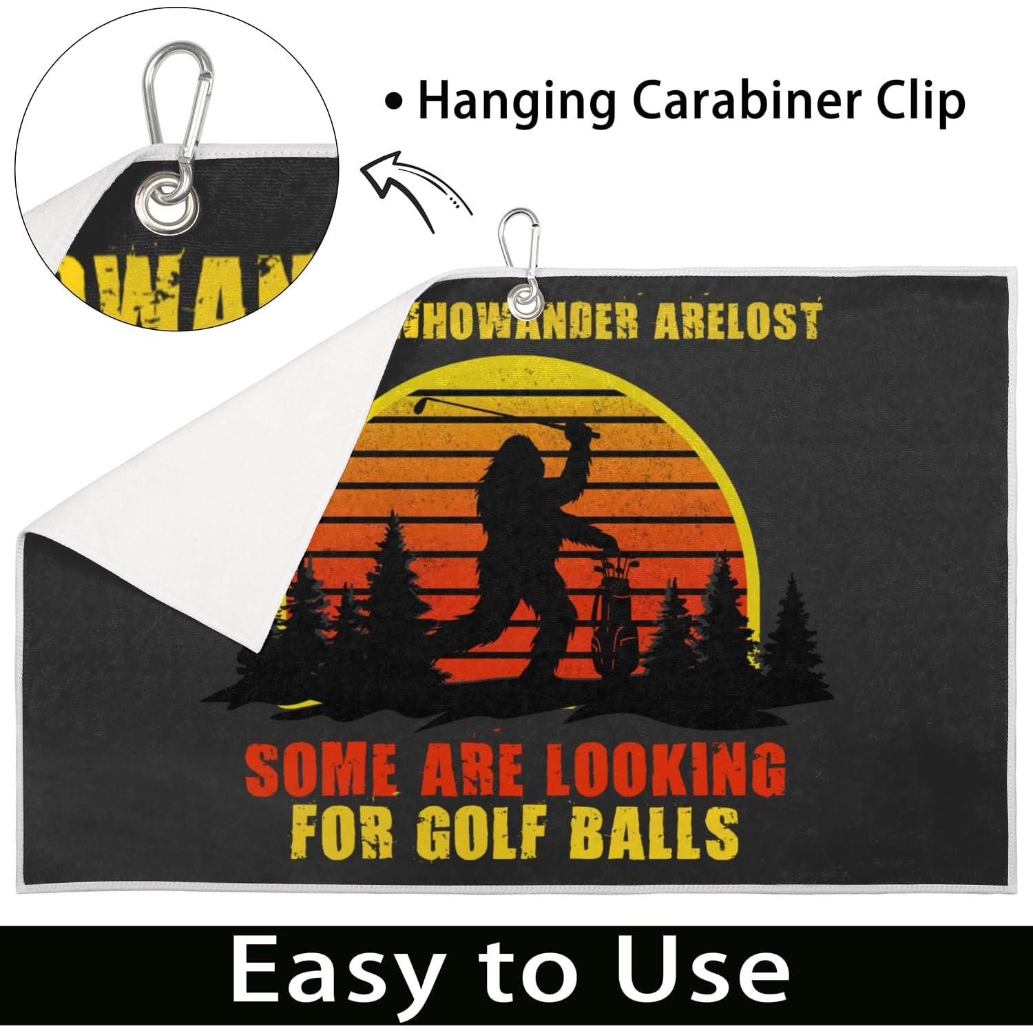 Toalla de Golf BENGRONGAE Bigfoot 61x38 cm Secado Rápido