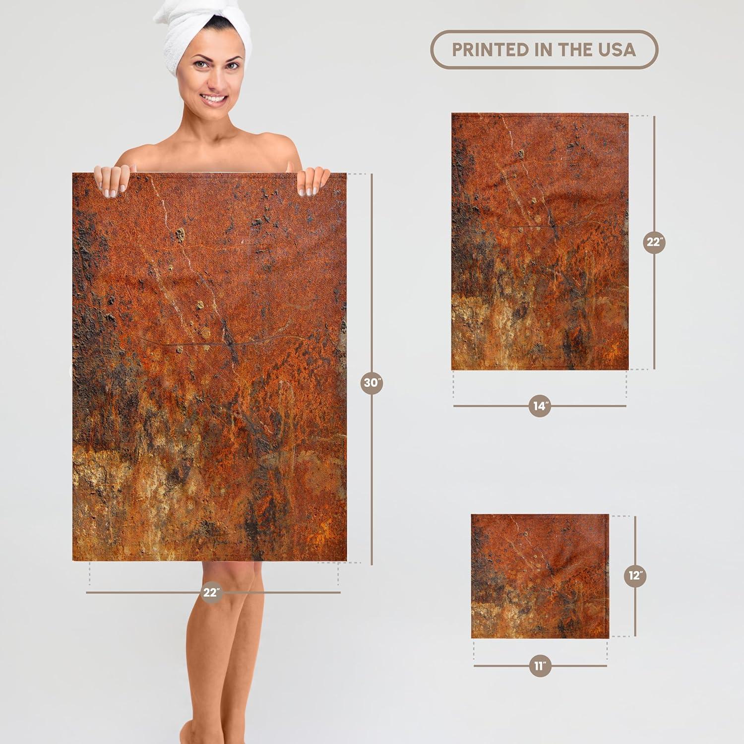 Toalla de Mano 3dRose Vieja Oxidada 38x56 cm Microfibra