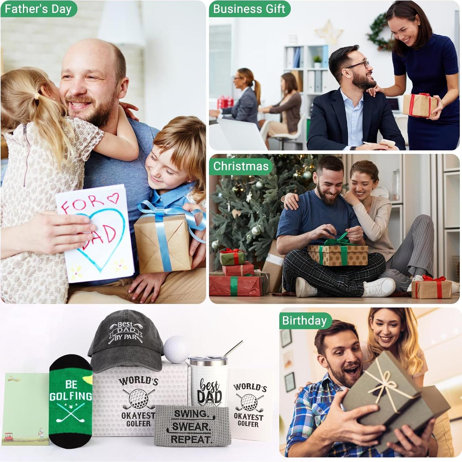 Conjunto de Regalos de Golf para Papá - Bayelove - 8 Piezas