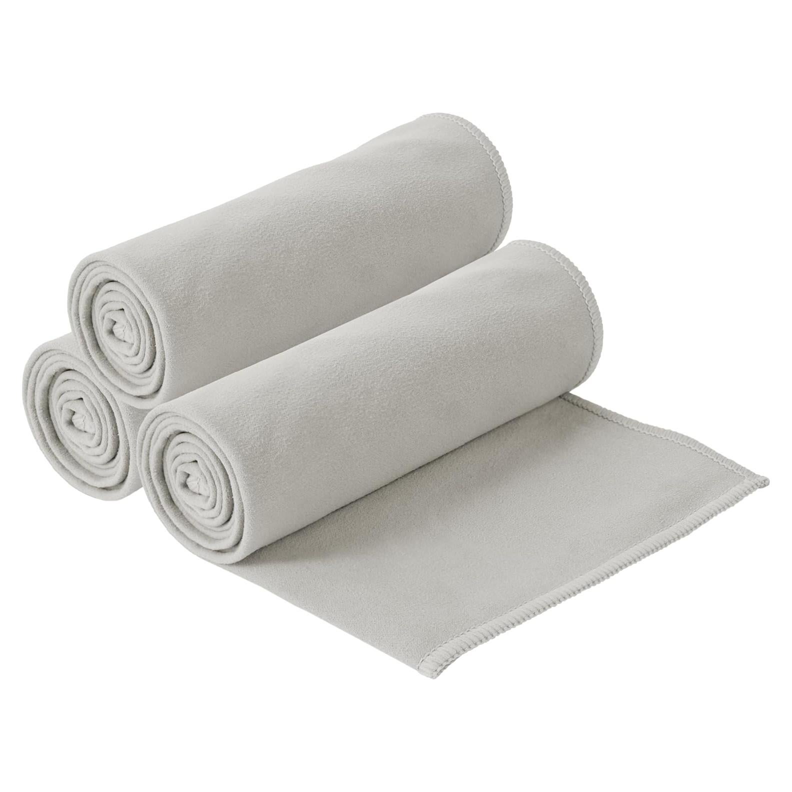 Toallas de Gimnasio S&T INC. Microfibra Gris 3 Piezas 30x101 cm