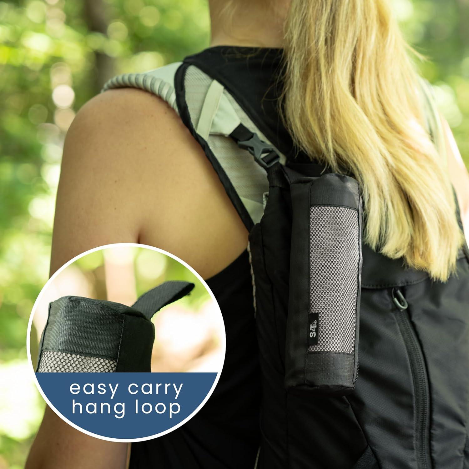 Toallas de Gimnasio S&T INC. Microfibra Gris 3 Piezas 30x101 cm