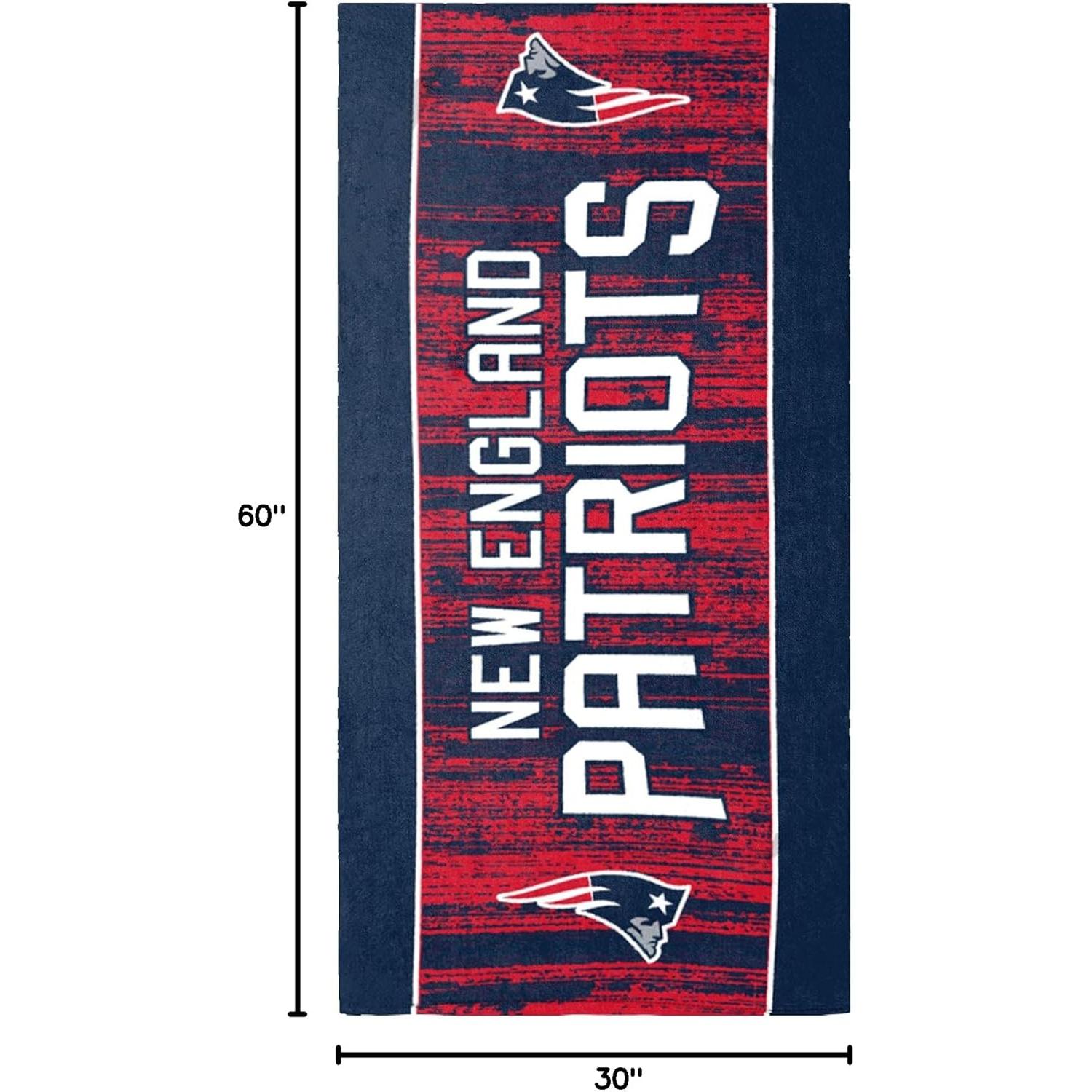 Toalla de Playa FOCO NFL New England Patriots 152.4x76.2 cm