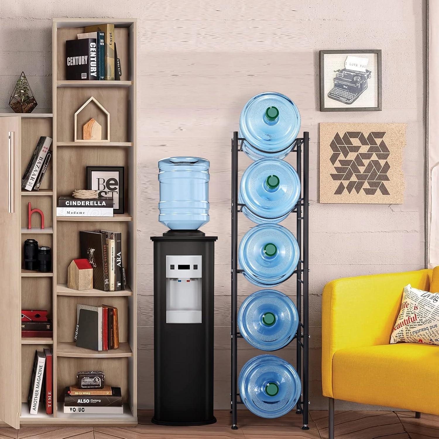 Soporte para Jarras de Agua MOOACE 5 Niveles Negro