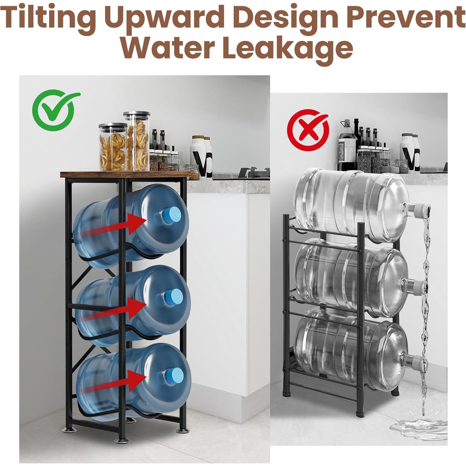 Soporte para Jarras de Agua Storenization 3 Niveles 5 Galones