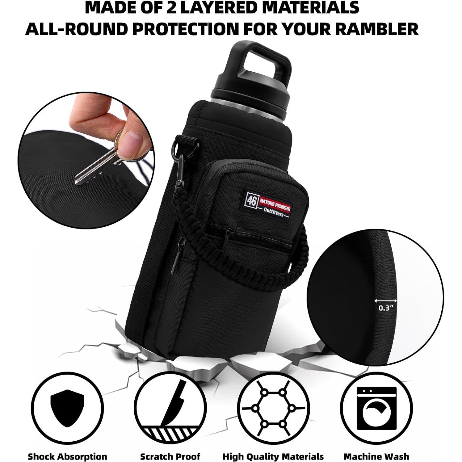 Portabebidas de Agua NATURE PIONEOR 18-26oz con Correa Ajustable