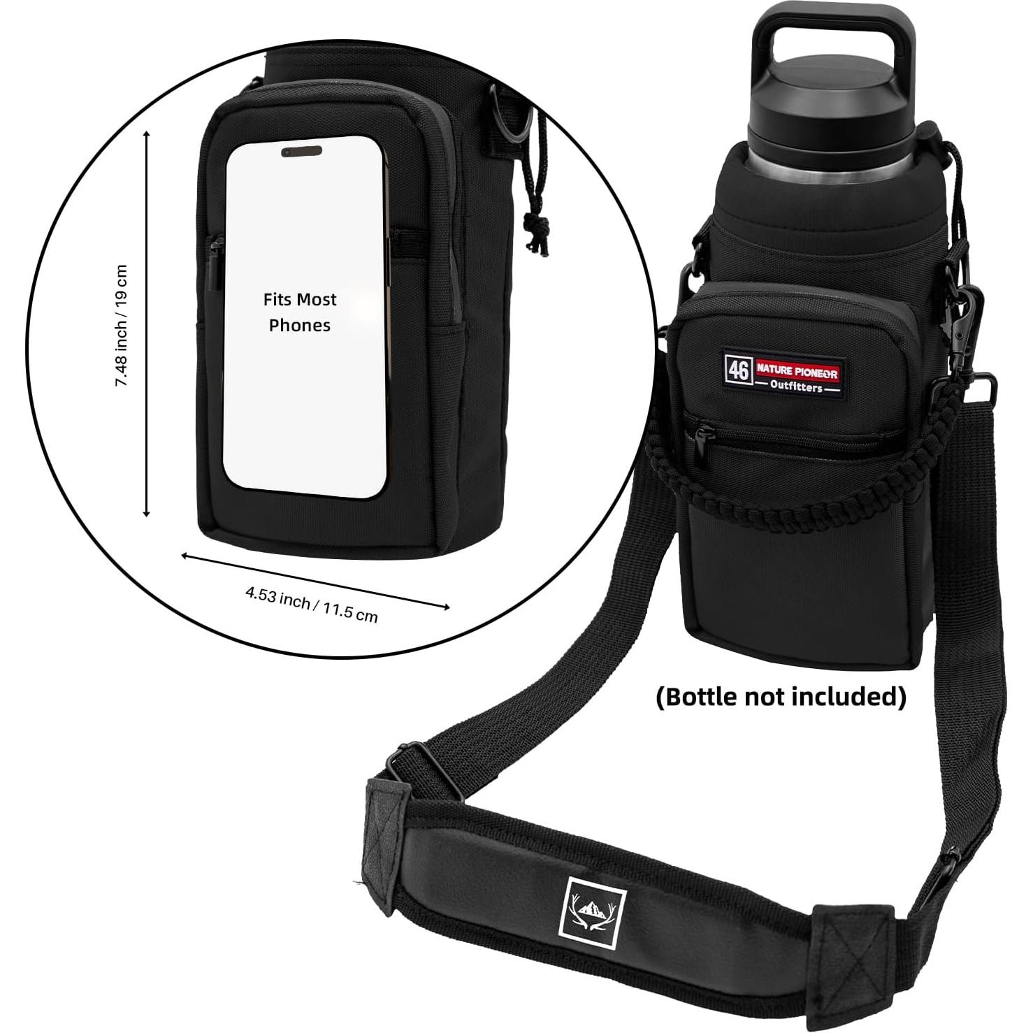 Portabebidas de Agua NATURE PIONEOR 18-26oz con Correa Ajustable