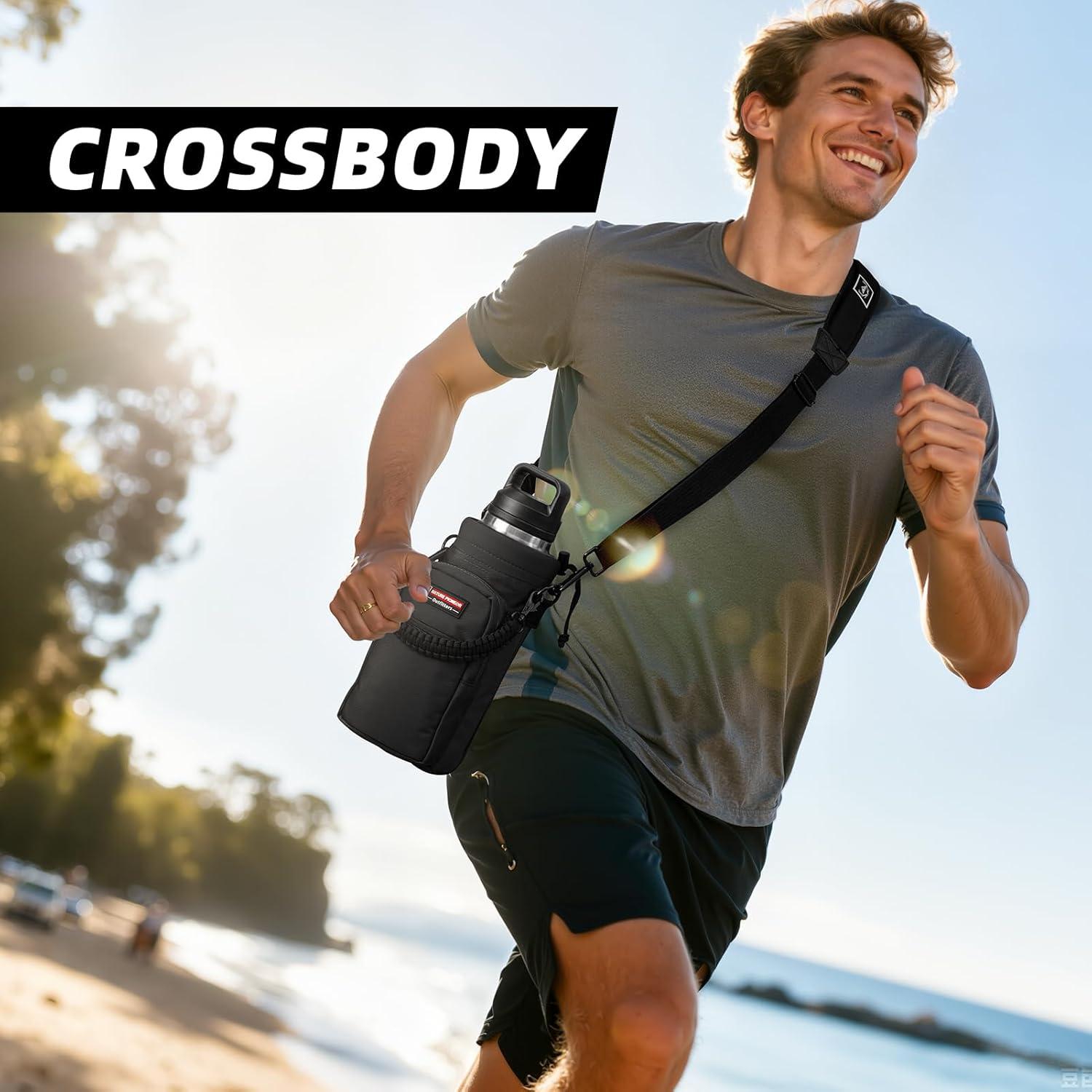 Portabebidas de Agua NATURE PIONEOR 18-26oz con Correa Ajustable