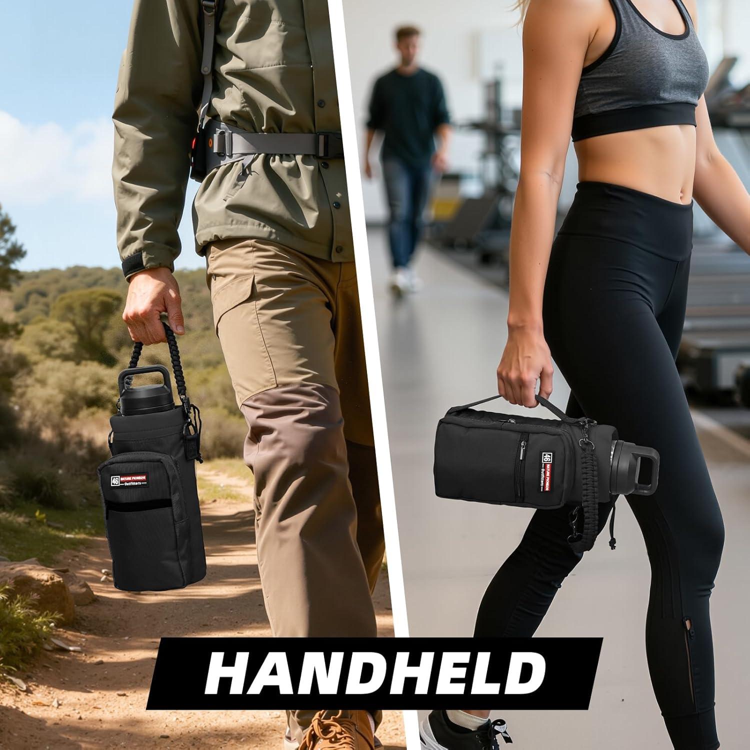 Portabebidas de Agua NATURE PIONEOR 18-26oz con Correa Ajustable