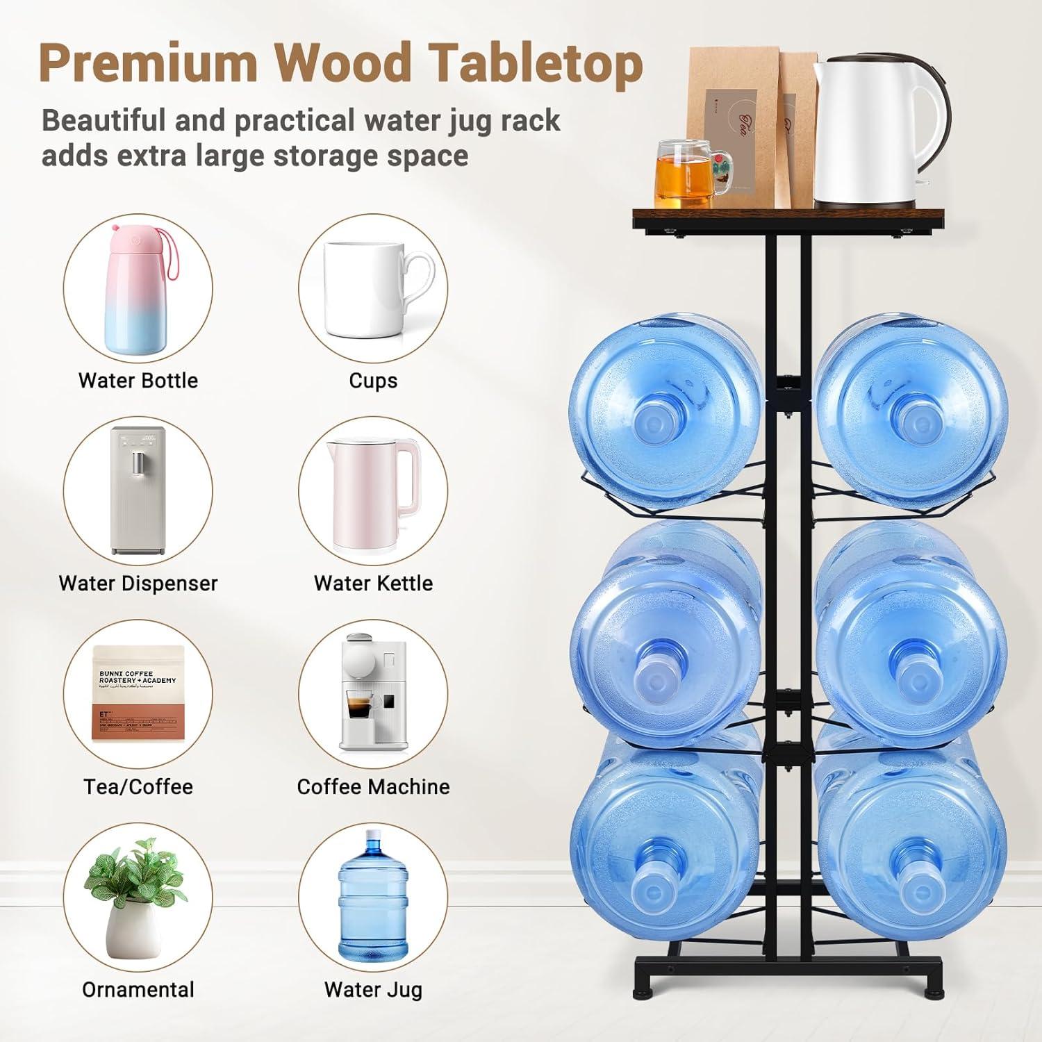 Soporte Plegable para Jarras de Agua 5 Galones CAROD - 3 Niveles