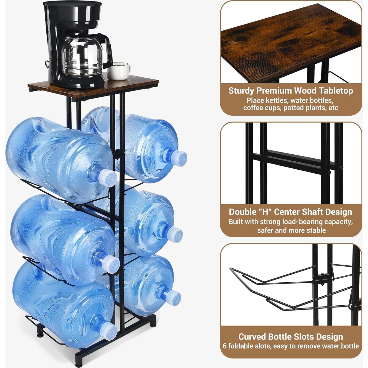 Soporte Plegable para Jarras de Agua 5 Galones CAROD - 3 Niveles