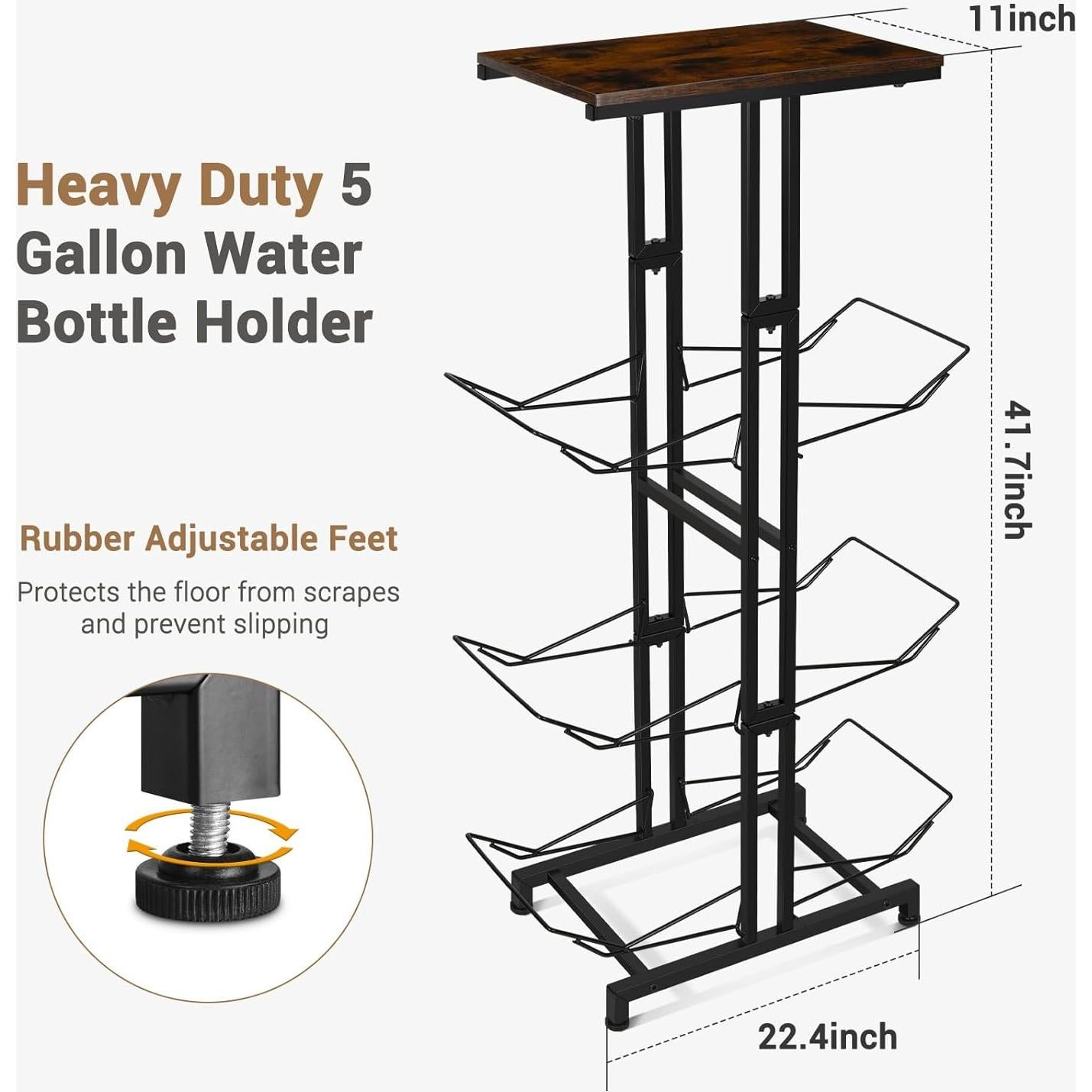 Soporte Plegable para Jarras de Agua 5 Galones CAROD - 3 Niveles