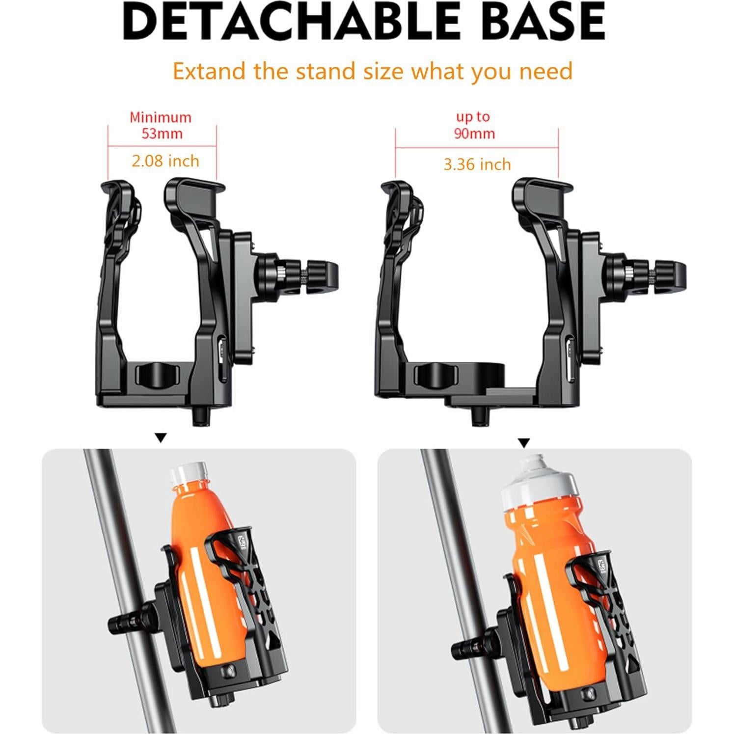 Soporte de Botella de Agua Kewig Ajustable para Bicicleta y Motocicleta