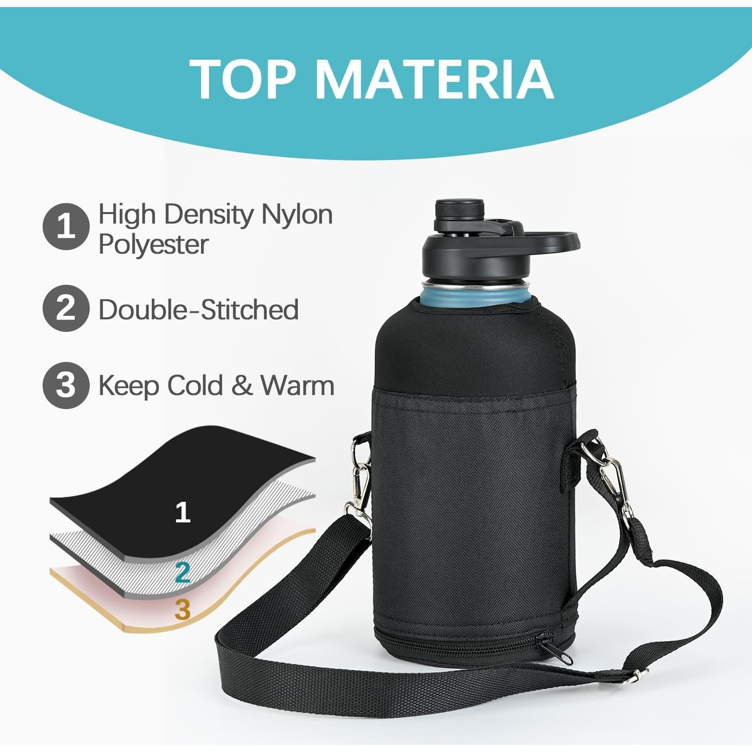 Bolsa Portabotellas de Agua RAYMYLO 32 oz con Correa Ajustable