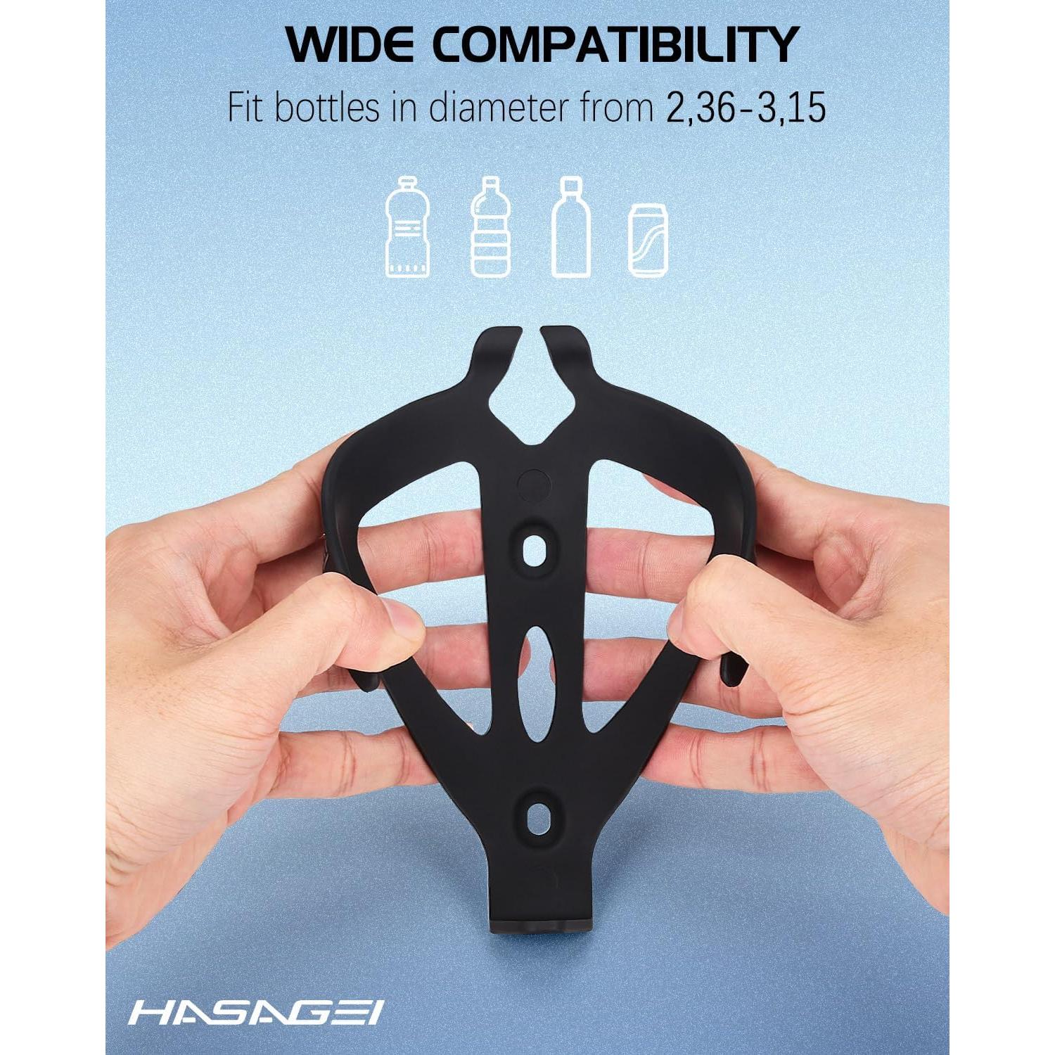 Soporte para Botella de Agua de Bicicleta HASAGEI Negro Universal