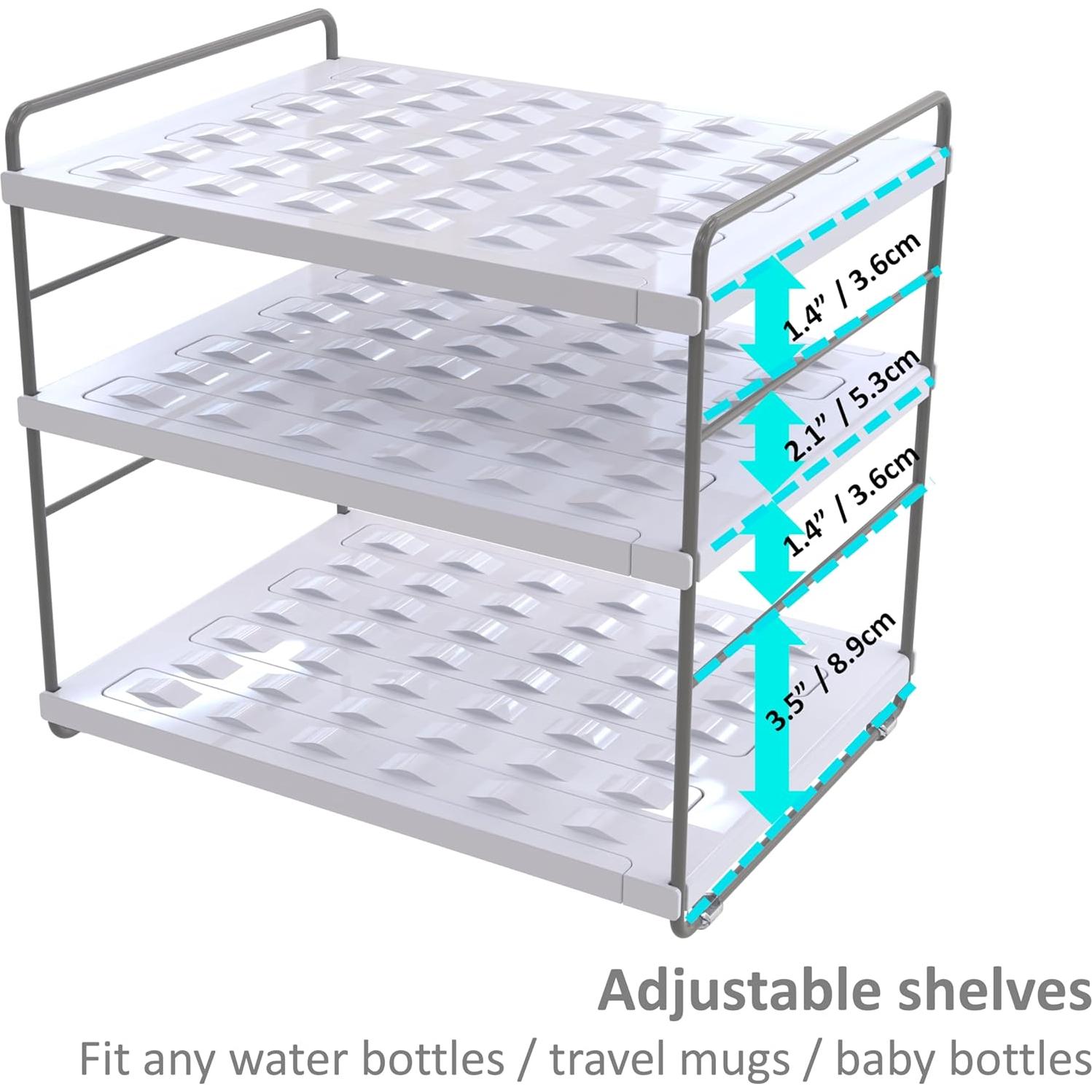 Organizador de Gabinete YAN & HIN para 15 Botellas Extensible