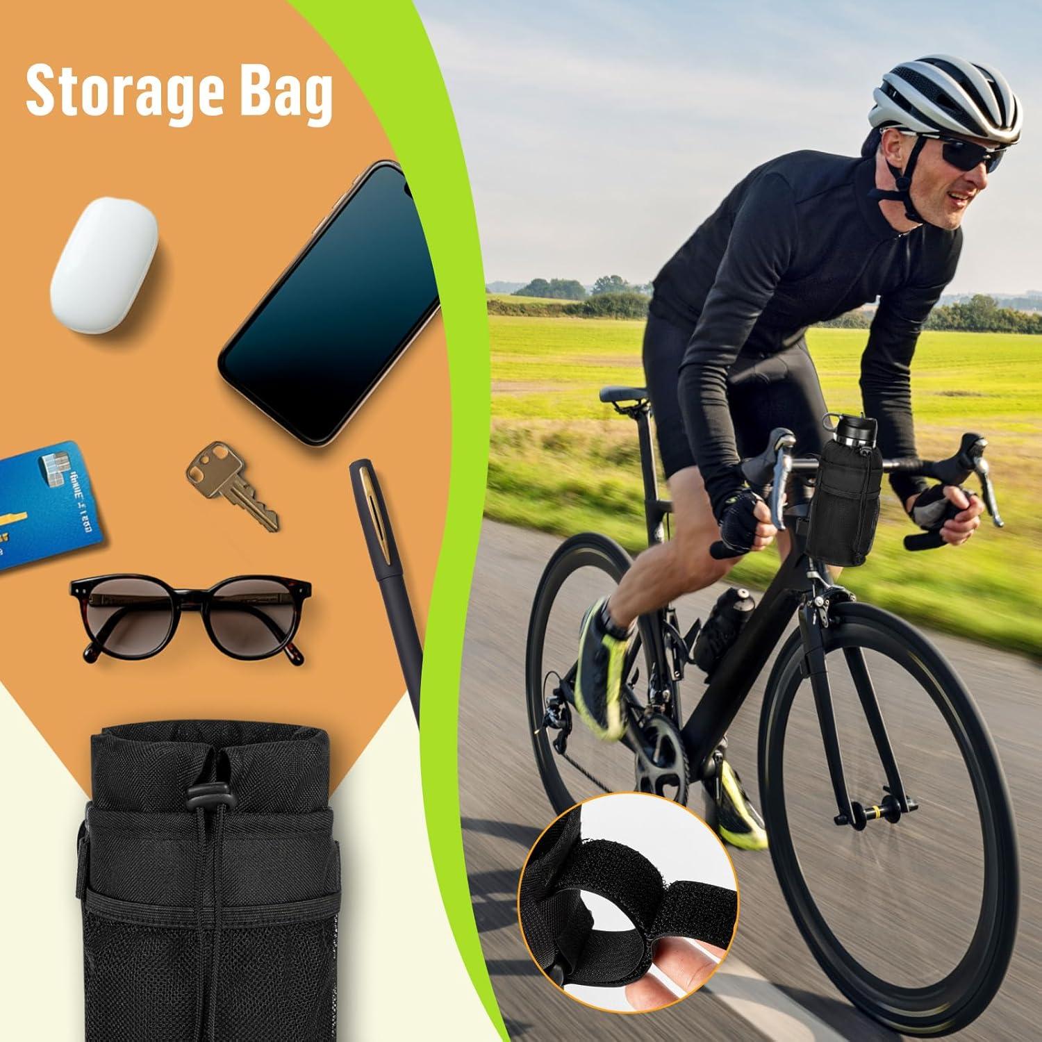 Soporte para Botella de Agua Desing Wish 24-32 oz Negro Delgado