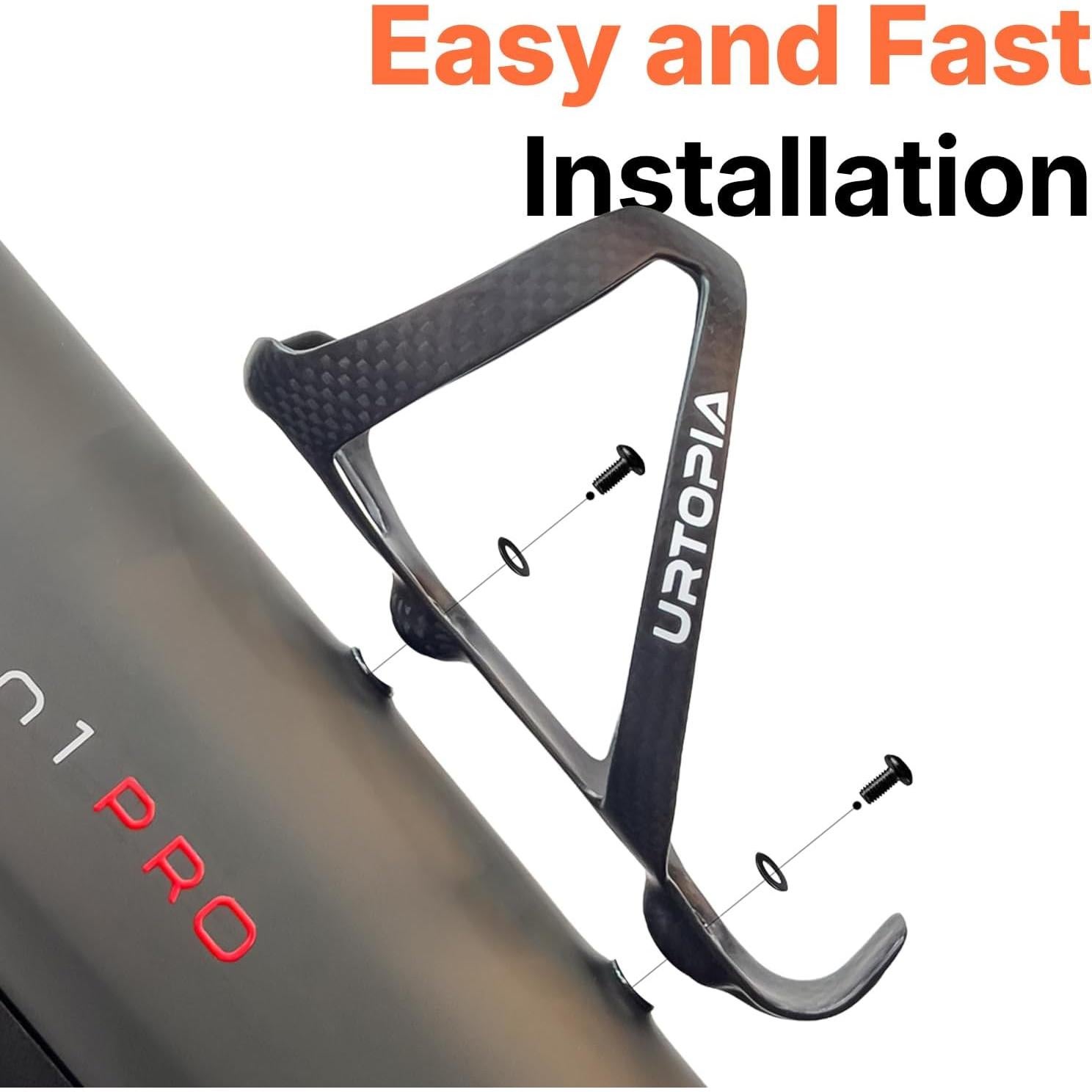 Soporte para Botella de Agua URTOPIA Fibra de Carbono Ultra-Ligero