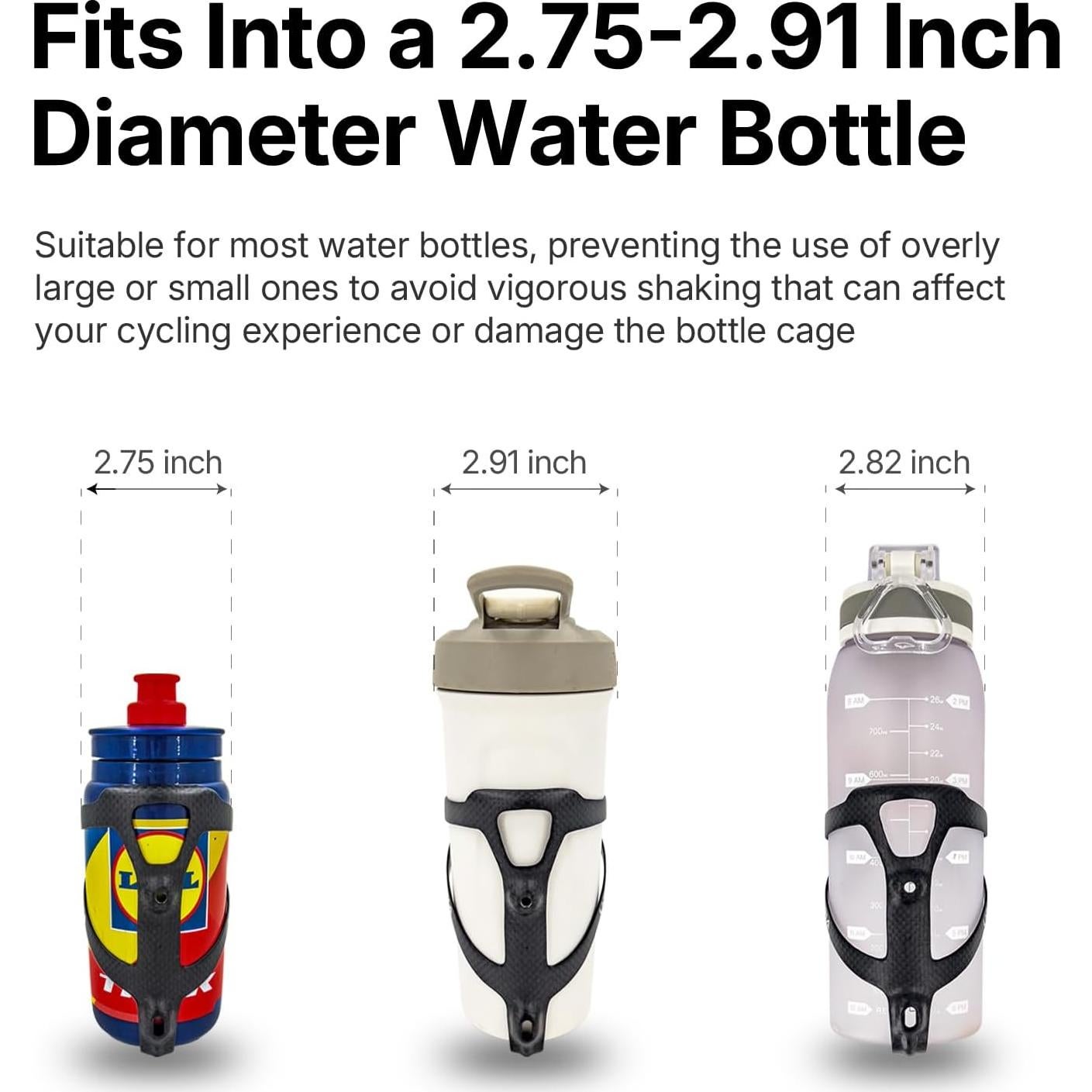 Soporte para Botella de Agua URTOPIA Fibra de Carbono Ultra-Ligero