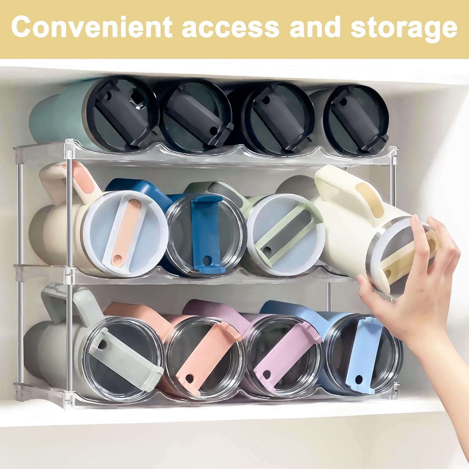 Organizador de Botellas de Agua Spaclear 12 Botellas Apilable