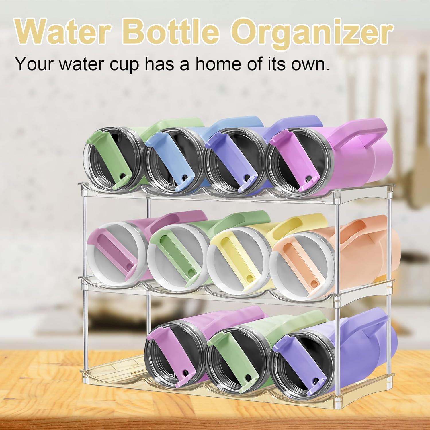 Organizador de Botellas de Agua Spaclear 12 Botellas Apilable