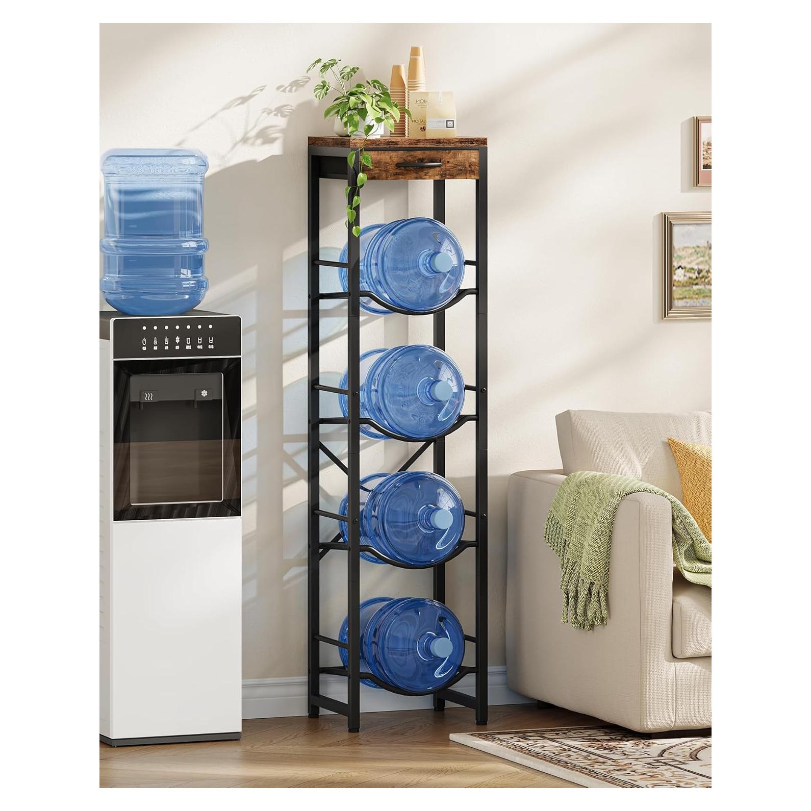 Soporte para Jarras de Agua 5 Galones CHOEZON Estante 4 Niveles