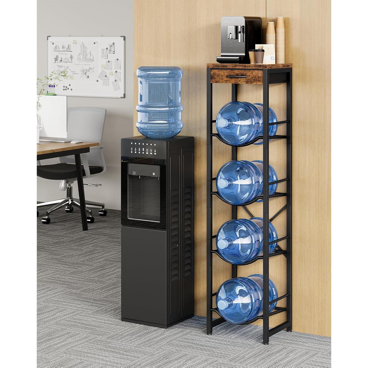 Soporte para Jarras de Agua 5 Galones CHOEZON Estante 4 Niveles