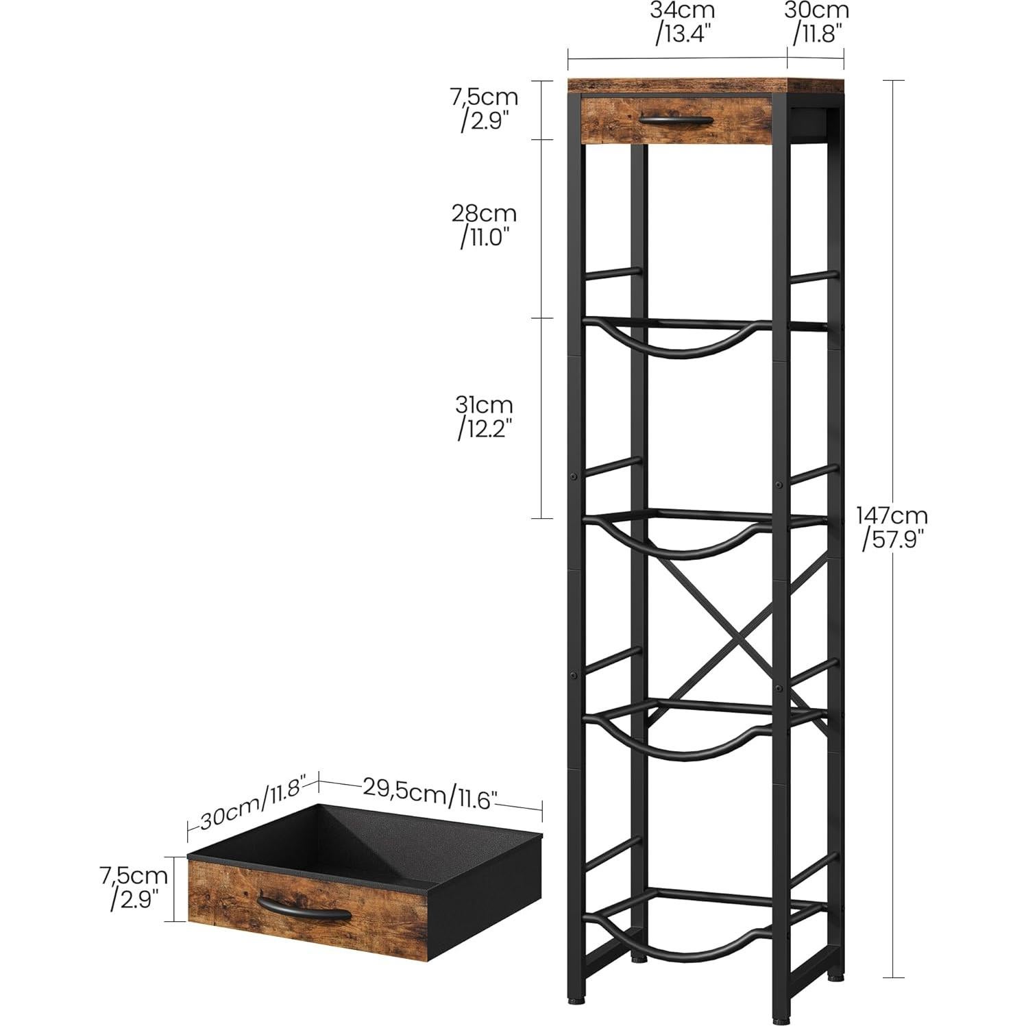 Soporte para Jarras de Agua 5 Galones CHOEZON Estante 4 Niveles