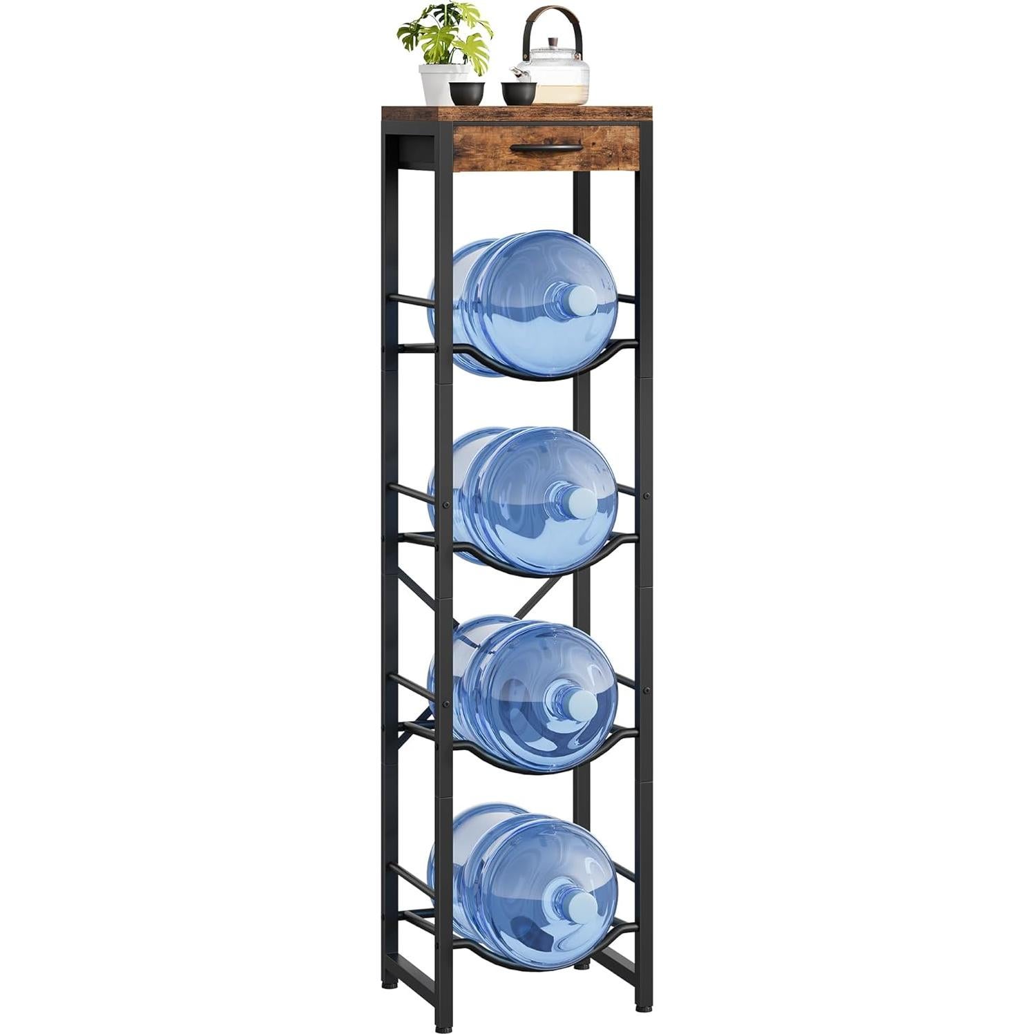 Soporte para Jarras de Agua 5 Galones CHOEZON Estante 4 Niveles