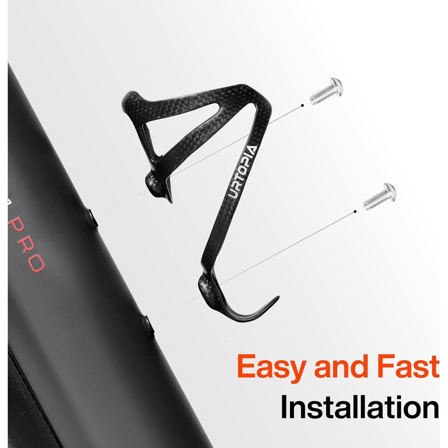 Soporte para Botella de Agua URTOPIA Fibra de Carbono 1pack