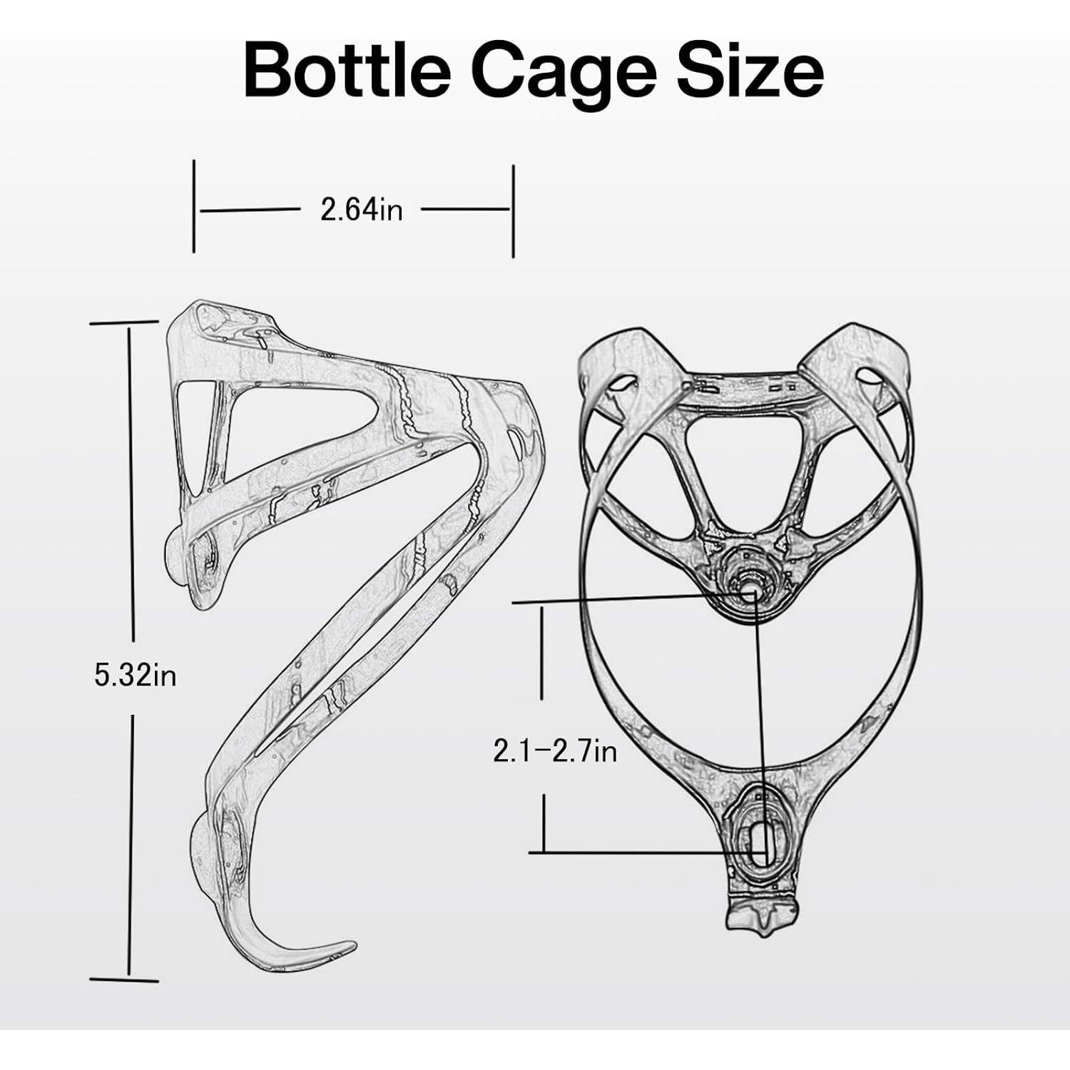 Soporte para Botella de Agua URTOPIA Fibra de Carbono 1pack