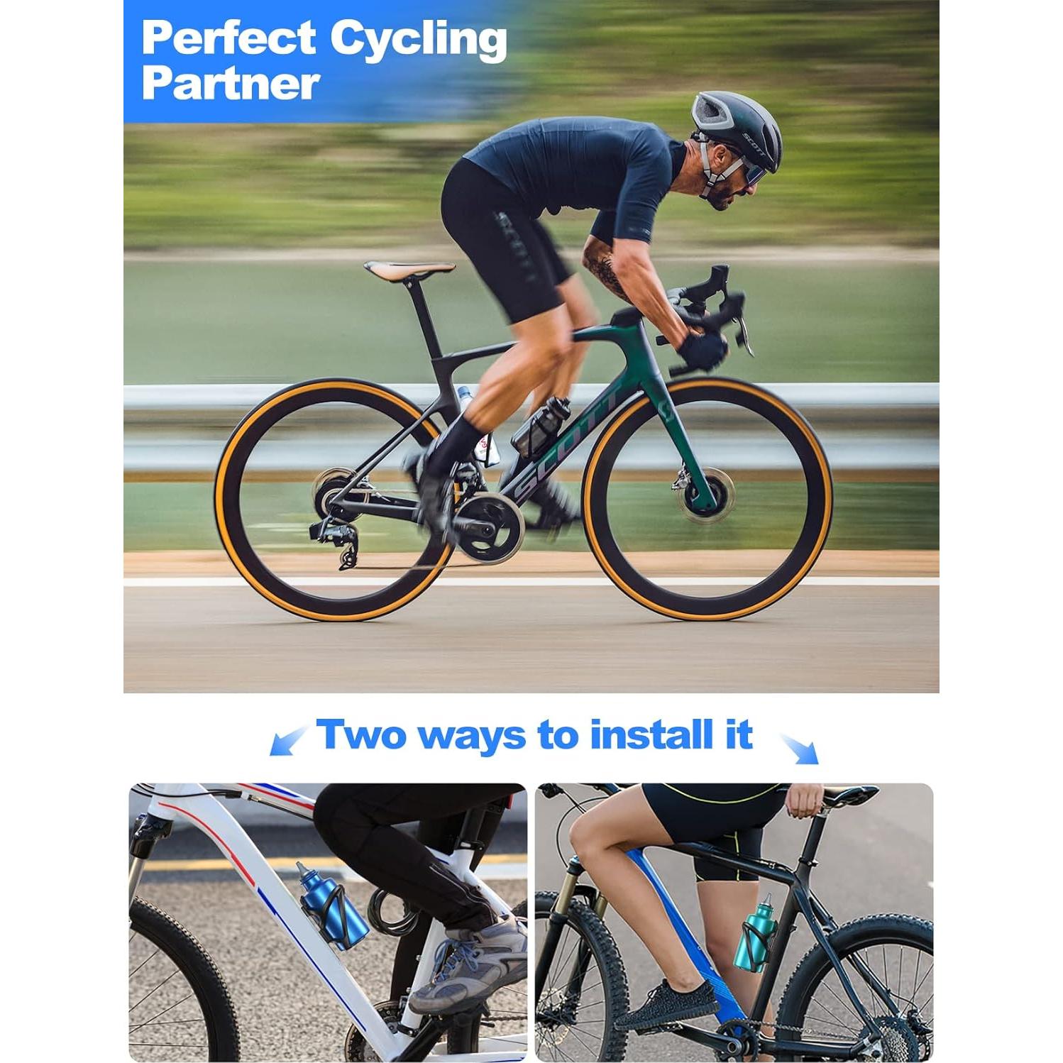 Soporte para Botella de Agua WOCBUY U2 - 650-770 ml, Azul