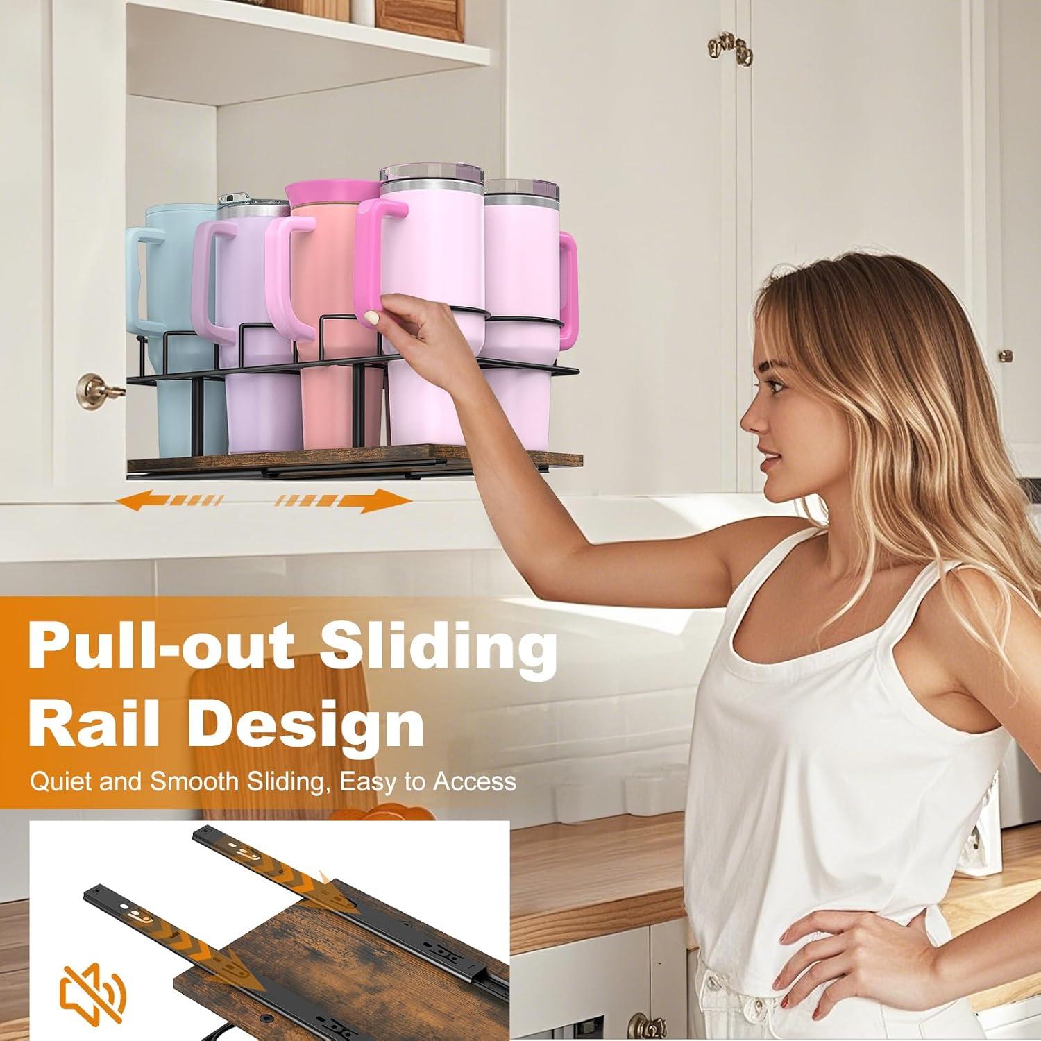 Organizador de Botellas de Agua Extraíble Housolution 1 Paquete