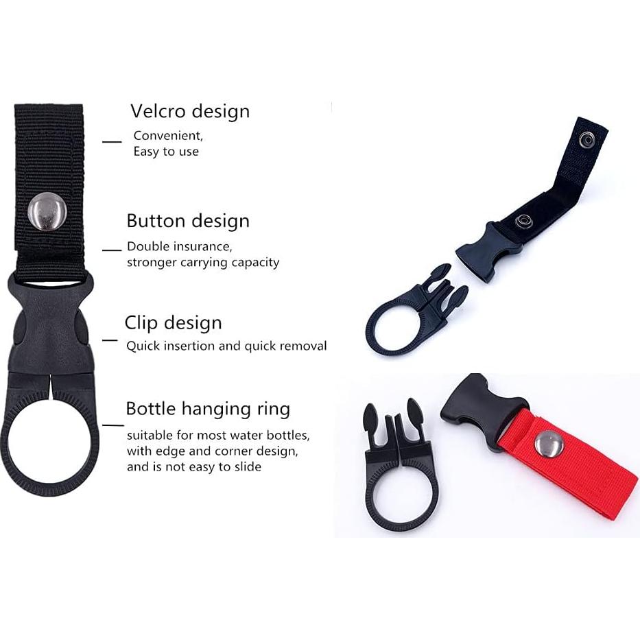 Soporte de Clip para Botellas de Agua SUSU BLOCK - 4 Piezas Nylon