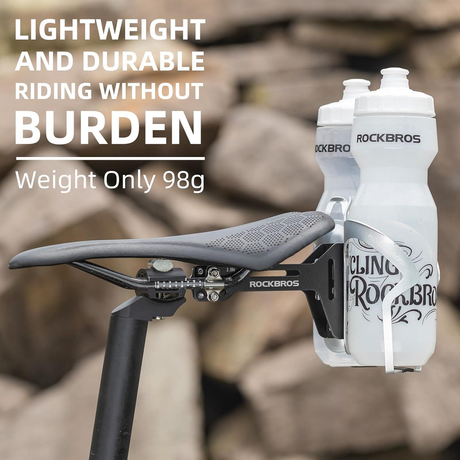 Soporte para Botellas de Agua ROCKBROS Ajustable Aluminio 150g