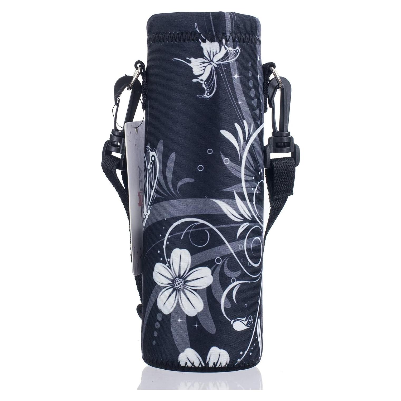 Portabotellas de Agua AUPET Neopreno 750ML/1000ML Correa Ajustable