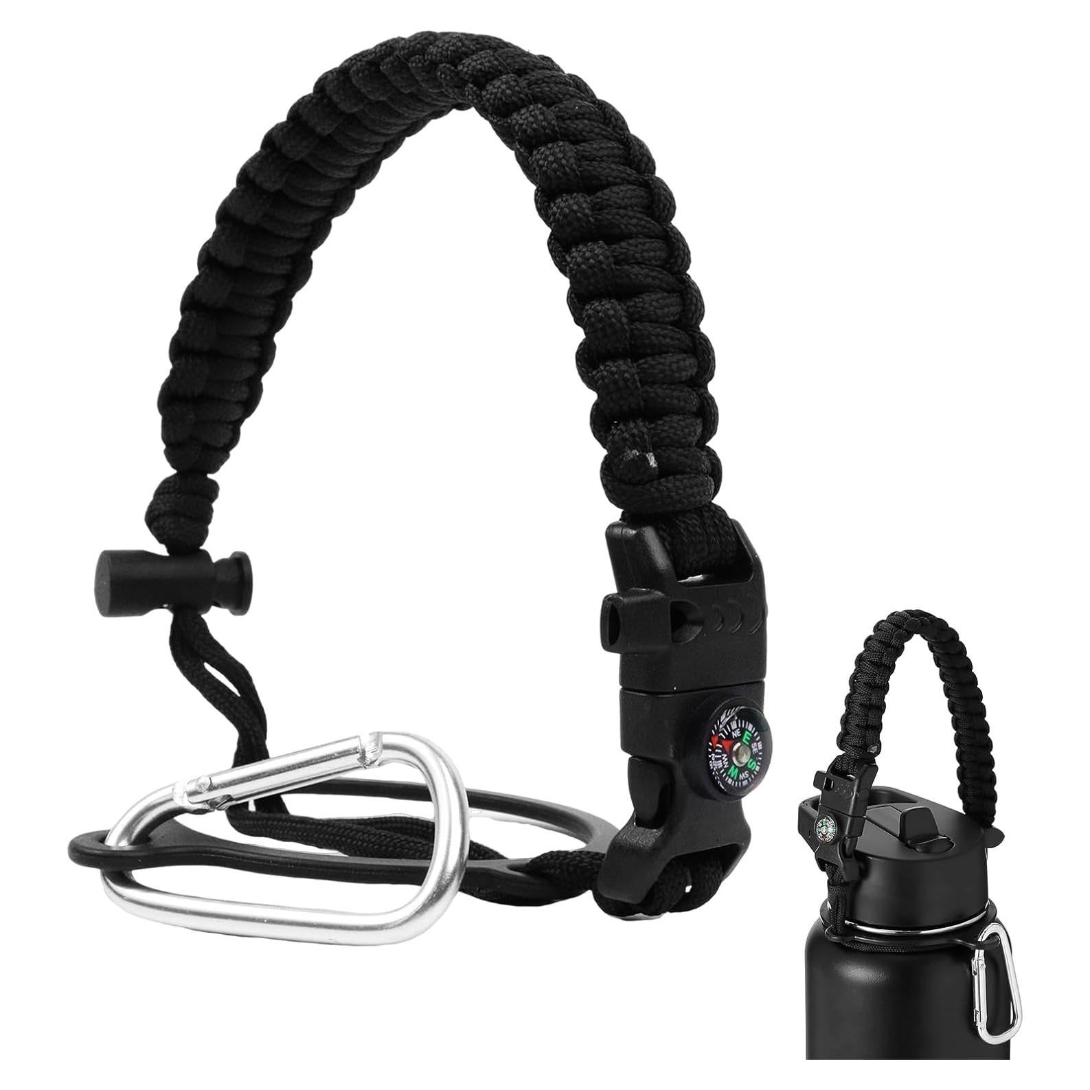 Correa de Mango Paracord SMLBJUTE para Botellas de Agua 0.35-1.89 L