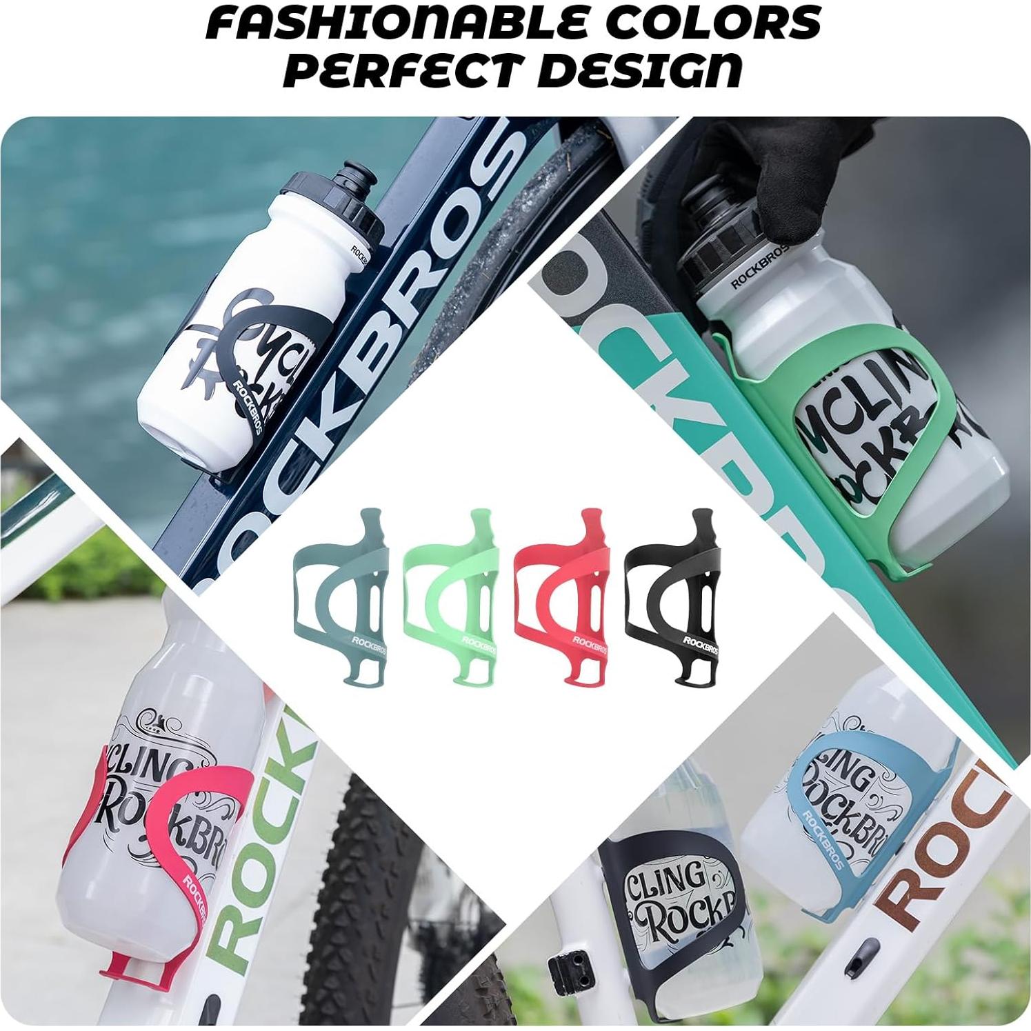 Soporte para Botella de Agua ROCKBROS Aluminio Negro Universal