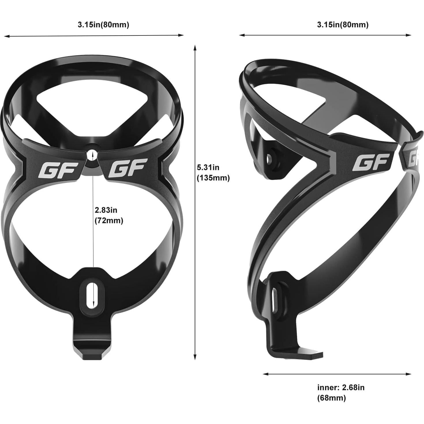 Soporte y Botellas de Agua GEMFUL 24oz (750ml) Reutilizables