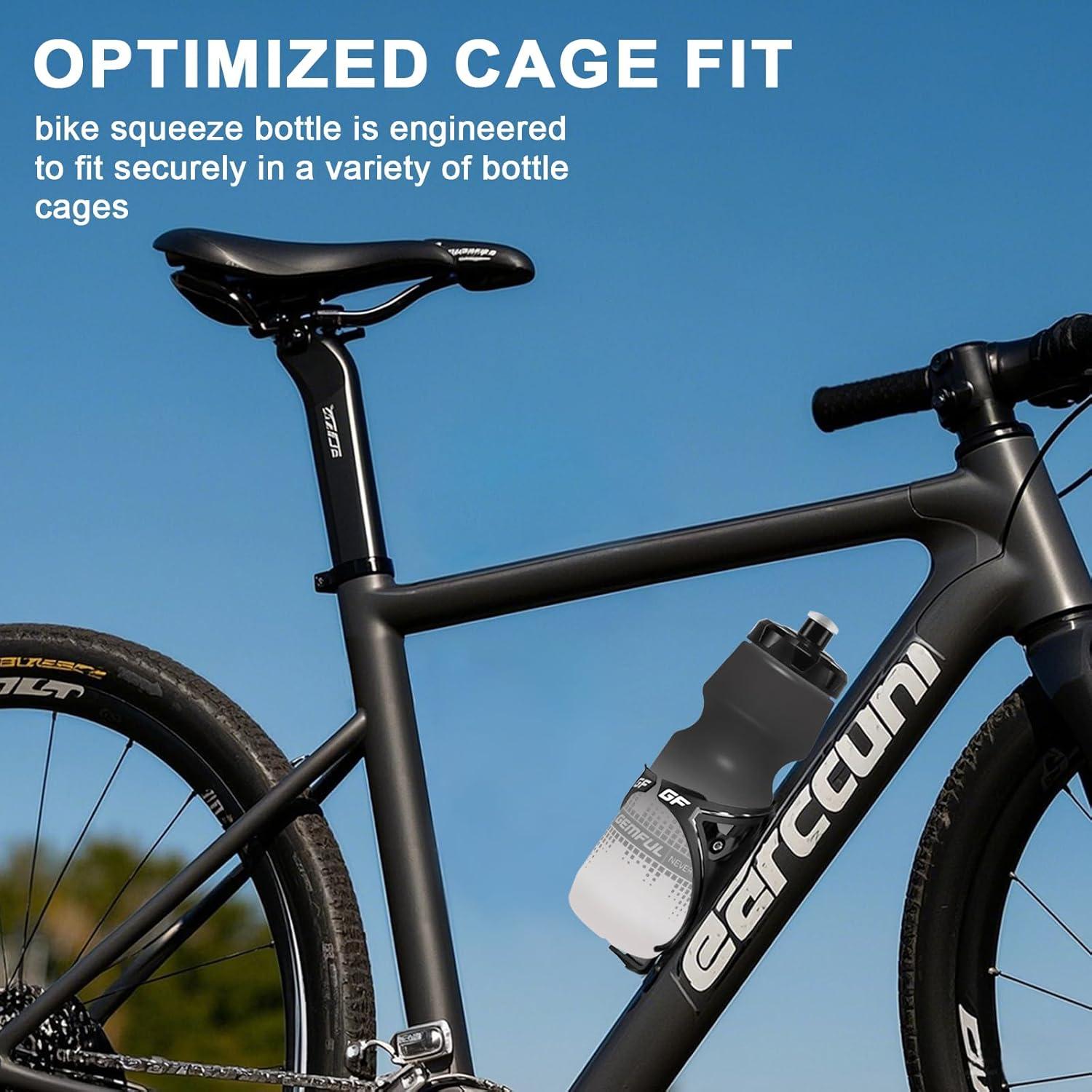 Soporte y Botellas de Agua GEMFUL 24oz (750ml) Reutilizables