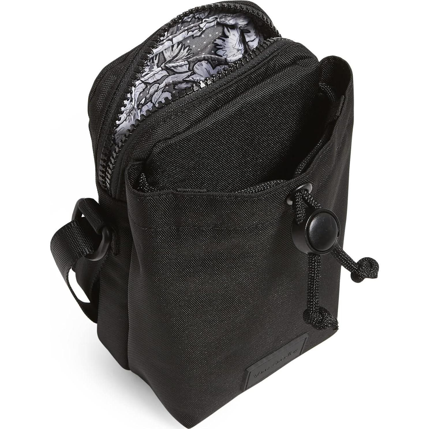 Bolso Bandolera Vera Bradley ReActive Negro Ligero Reciclado
