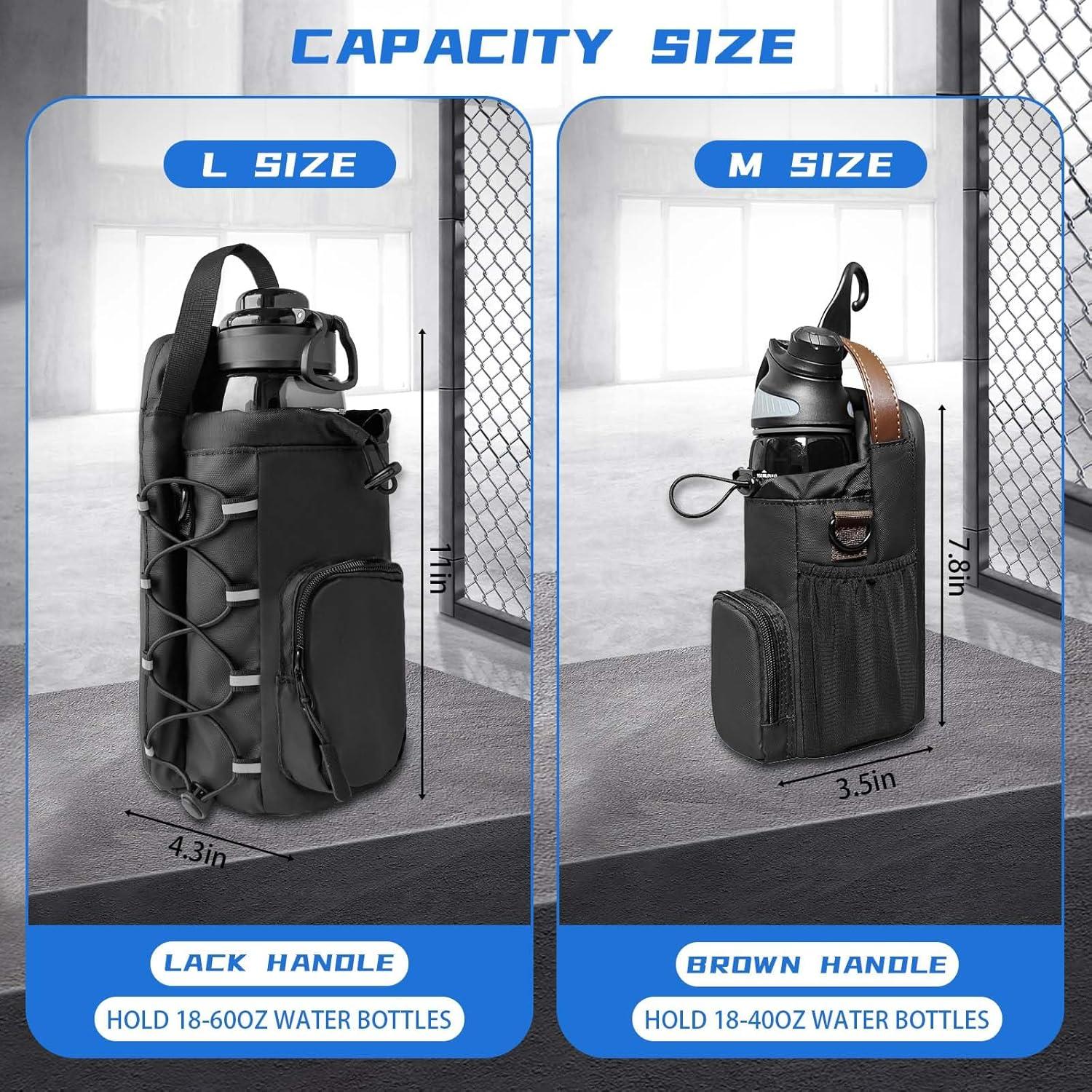 Bolsa de Gimnasio Magnética JACZZO 1.77L Negra Unisex