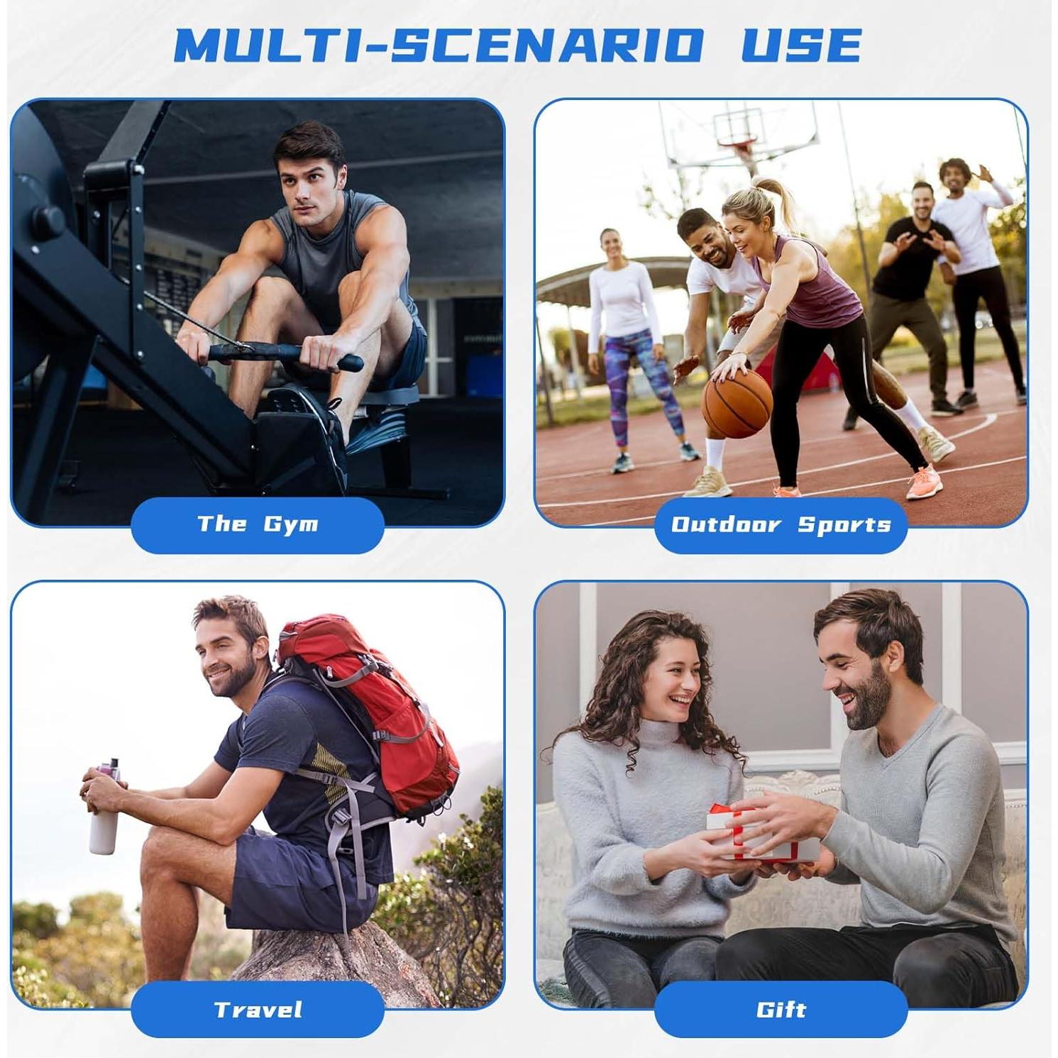 Bolsa de Gimnasio Magnética JACZZO 1.77L Negra Unisex